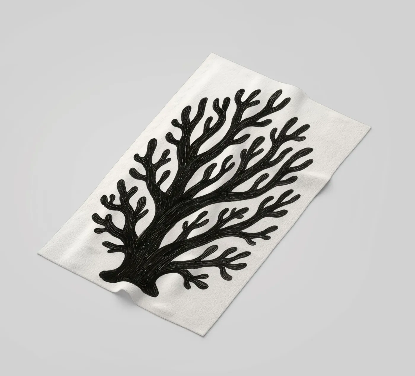 Corallo nero telo mare da knowledge