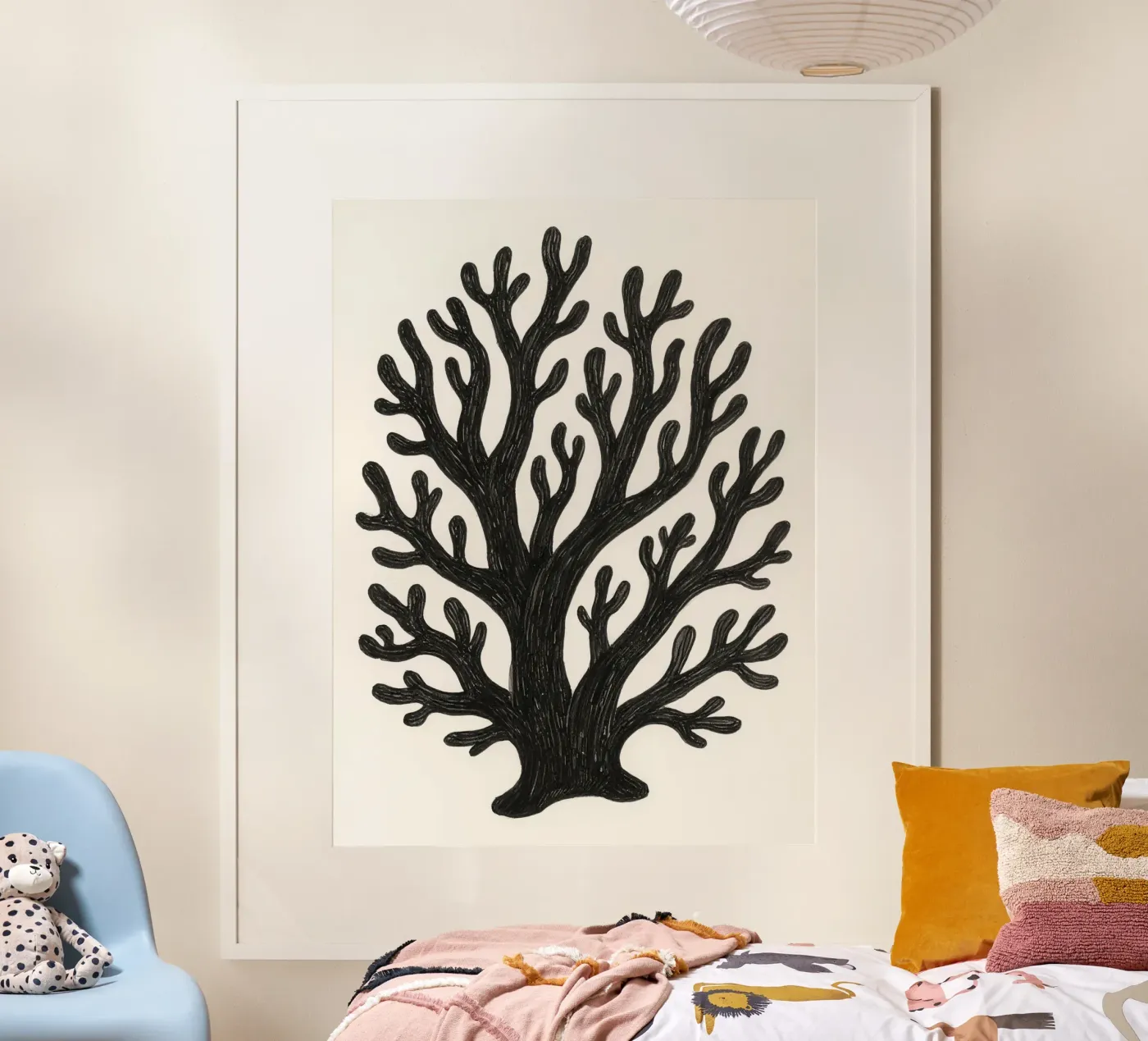 Zwart koraal poster van knowledge