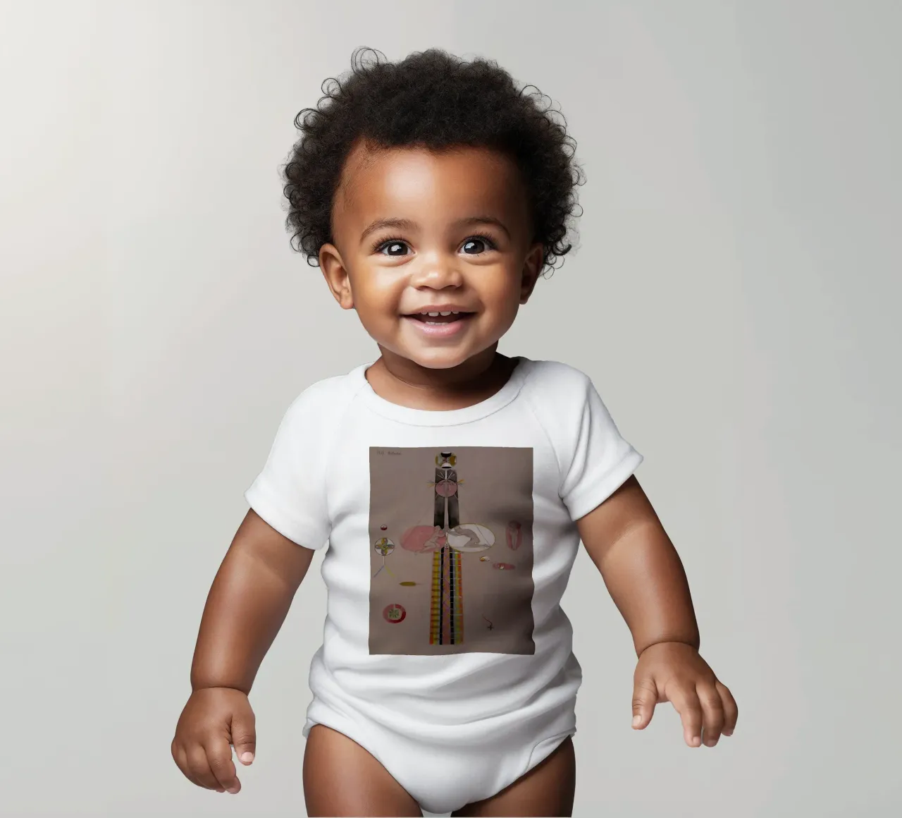 Hilma af Klint - The Tree Of Knowledge No . 7B short-sleeve baby romper by William Store