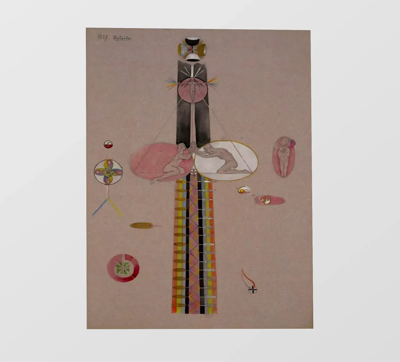 Hilma af Klint - L'albero della conoscenza n. 7B telo in pvc da William Store