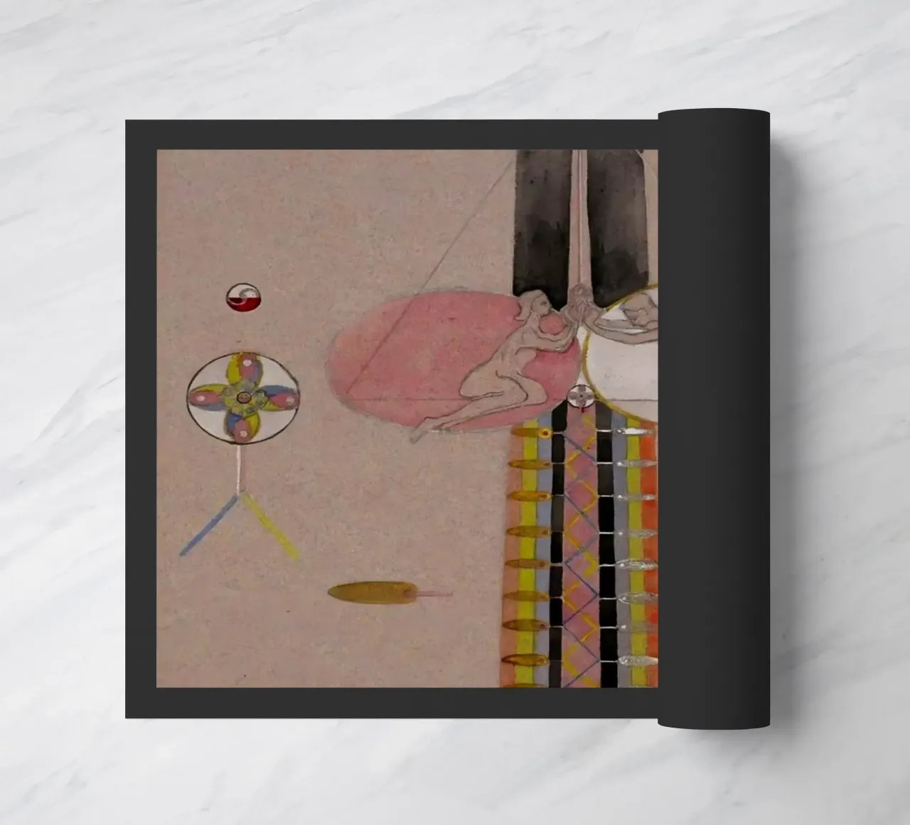 Hilma af Klint - L'albero della conoscenza n. 7B zerbino da William Store