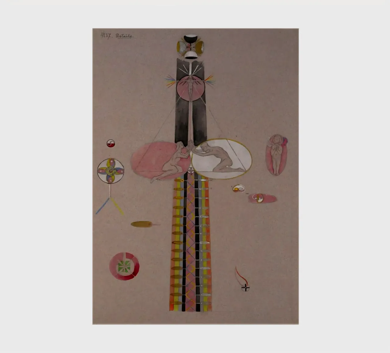 Hilma af Klint - The Tree Of Knowledge No . 7B notebook by William Store