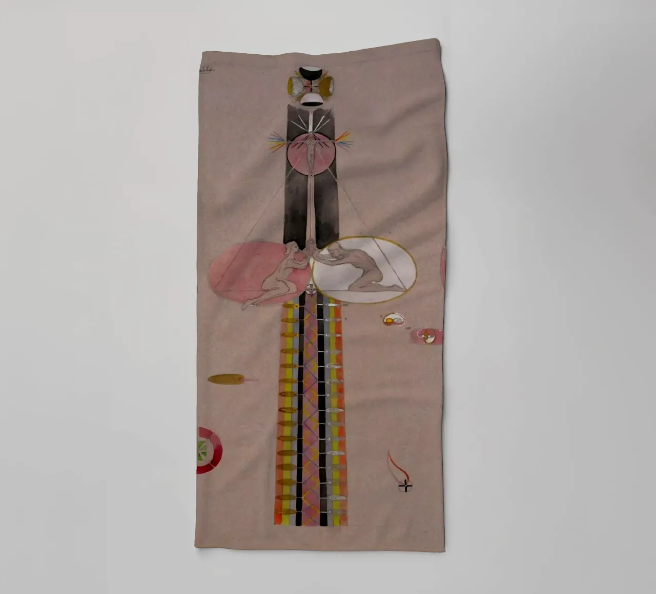 Hilma af Klint - The Tree Of Knowledge No . 7B towel by William Store