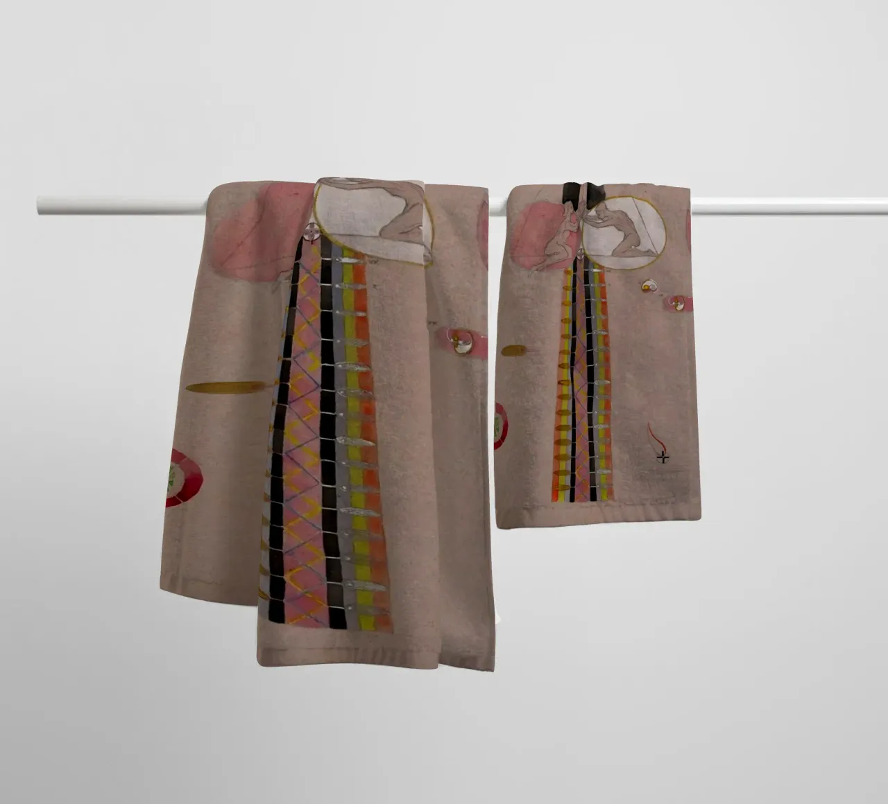 Hilma af Klint - The Tree Of Knowledge No . 7B towel by William Store