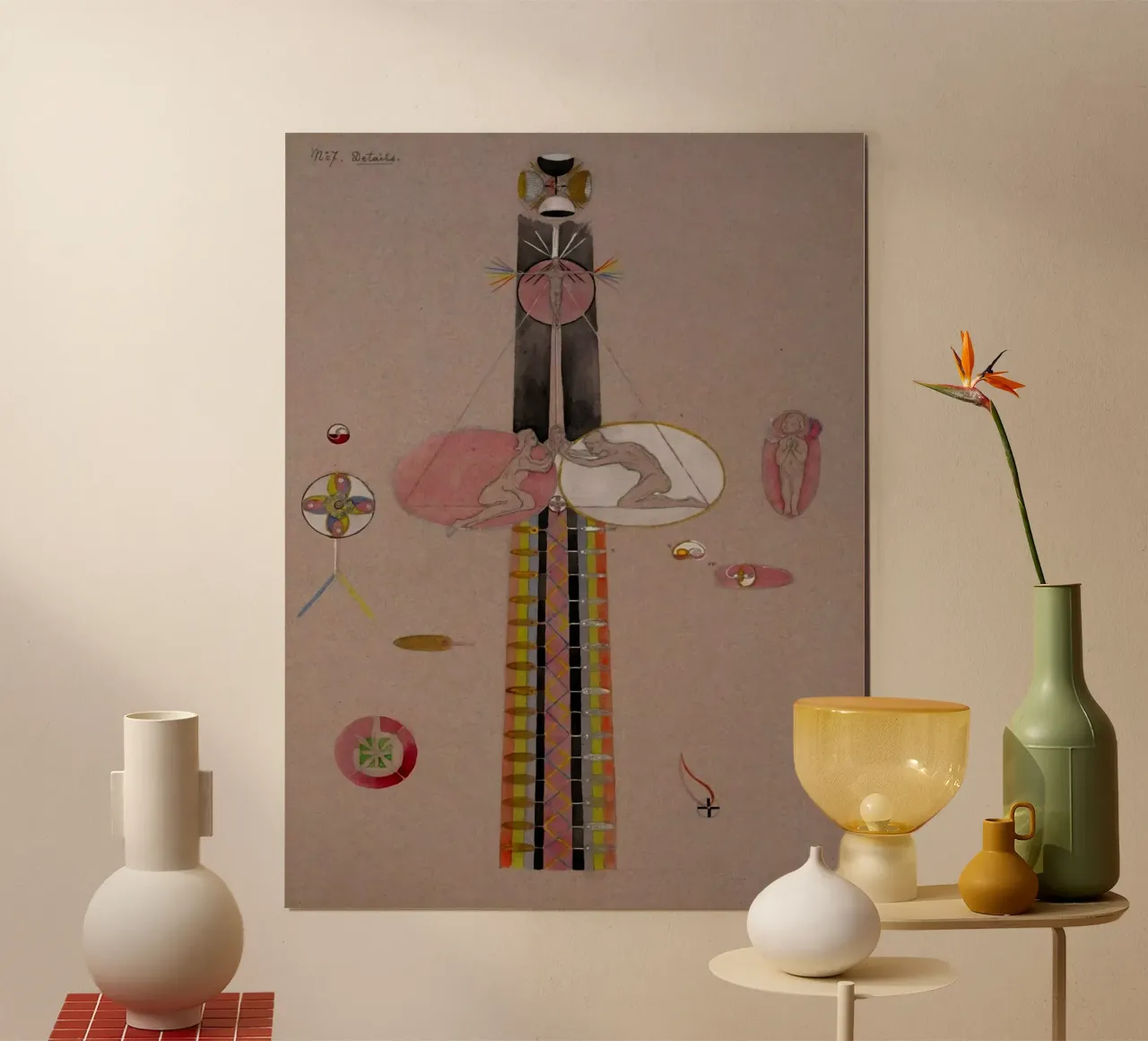 Hilma af Klint - The Tree Of Knowledge No . 7B hahnemühle by William Store