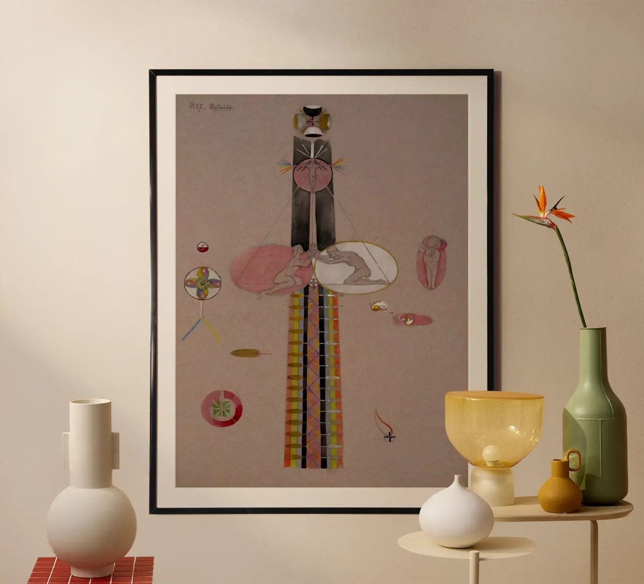 Hilma af Klint - The Tree Of Knowledge No . 7B hahnemühle by William Store