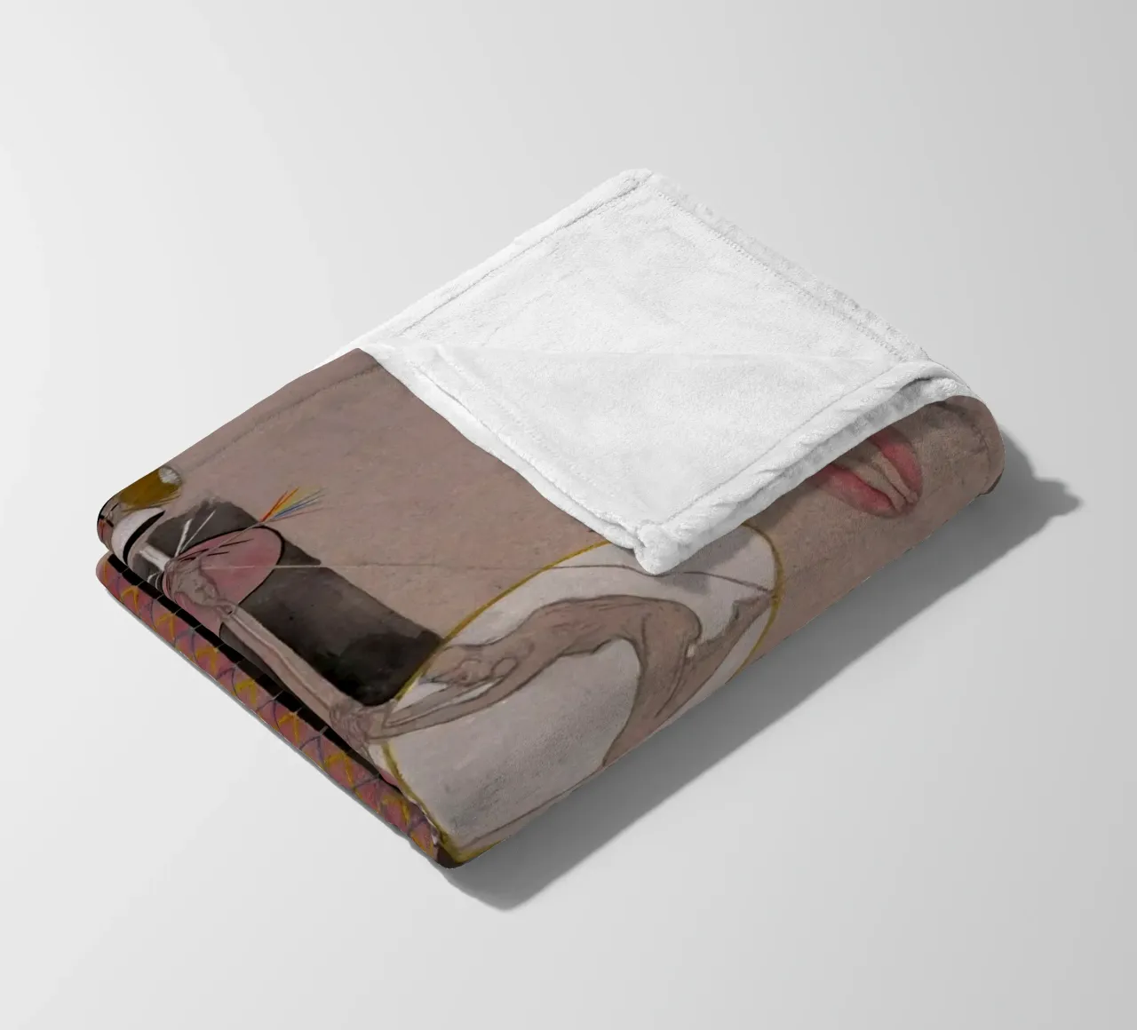 Hilma af Klint - The Tree Of Knowledge No . 7B fleece blanket by William Store