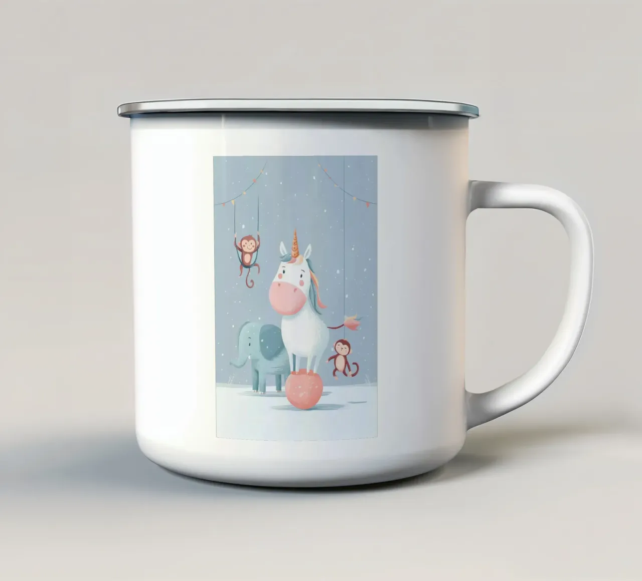The Magical Circus Friends tazza in smalto da Kiara