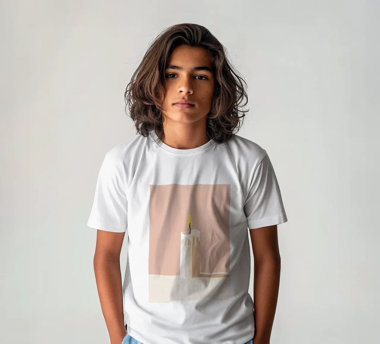 Kaars vector kinder t-shirt van LIFESTYLE OBJECTS