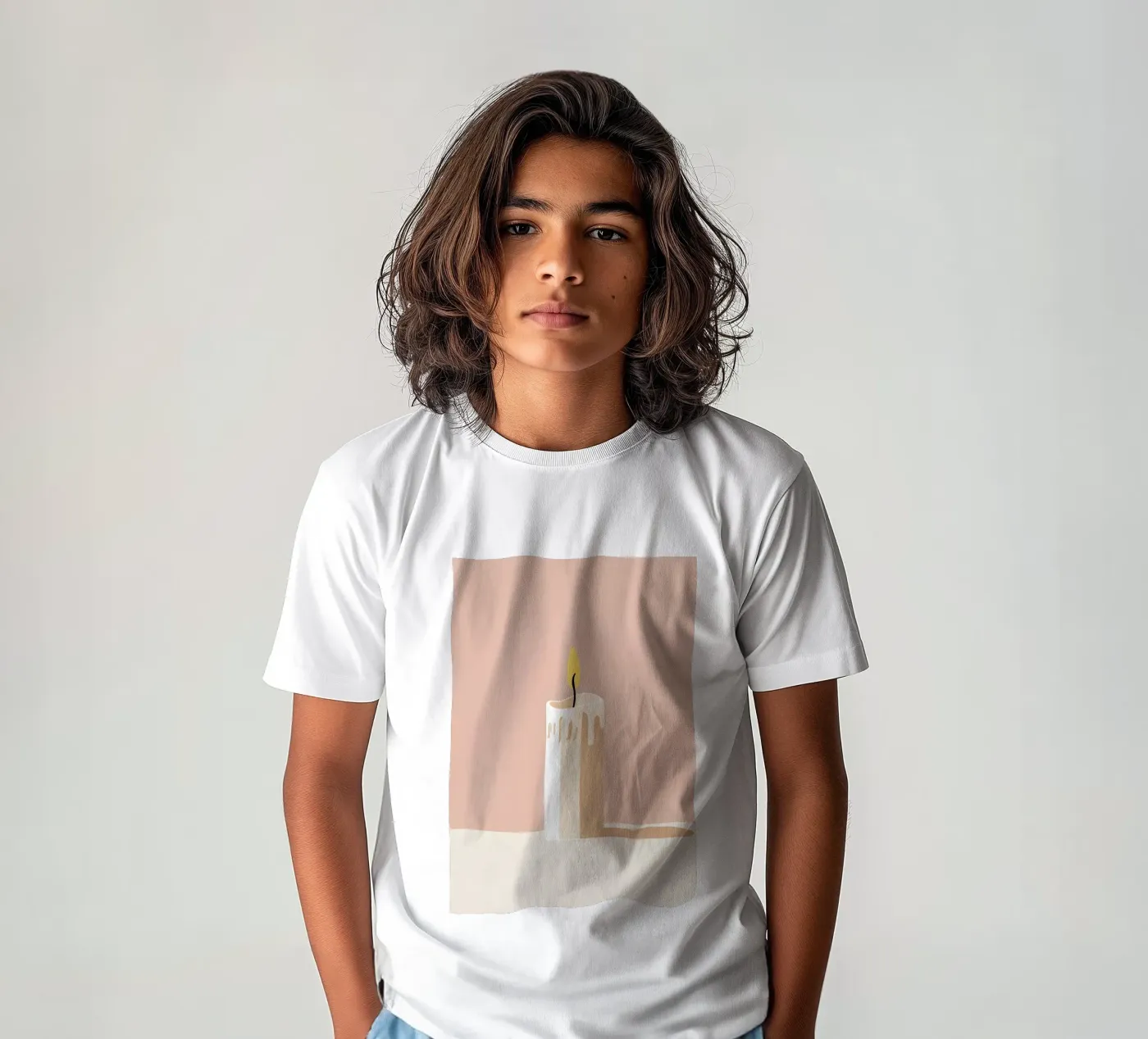 Kaars vector kinder t-shirt van LIFESTYLE OBJECTS
