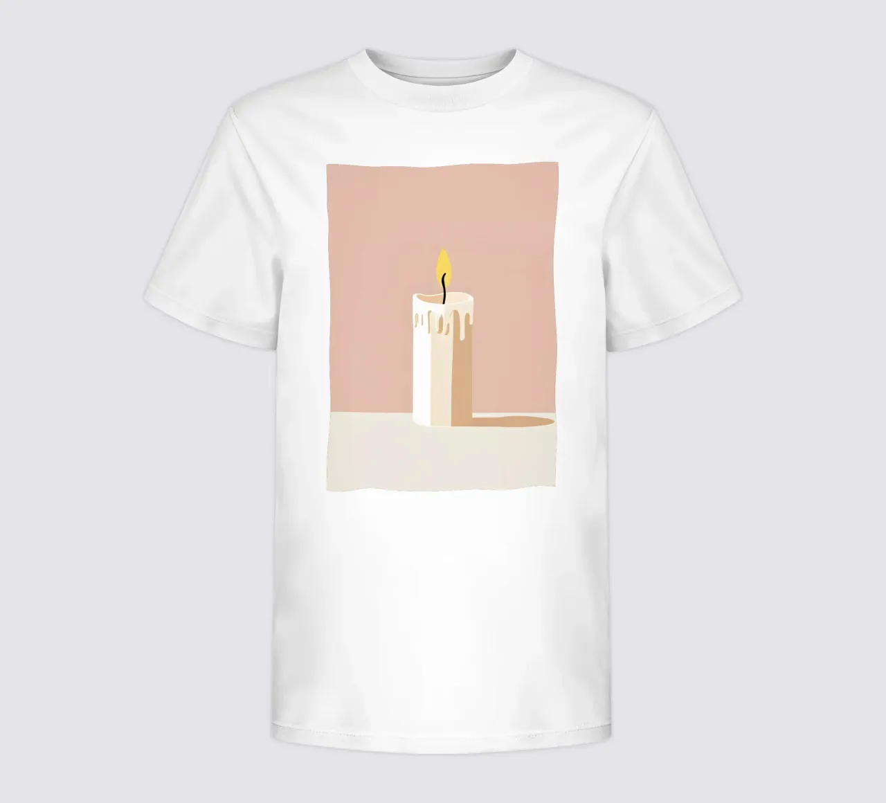 Kaars vector kinder t-shirt van LIFESTYLE OBJECTS