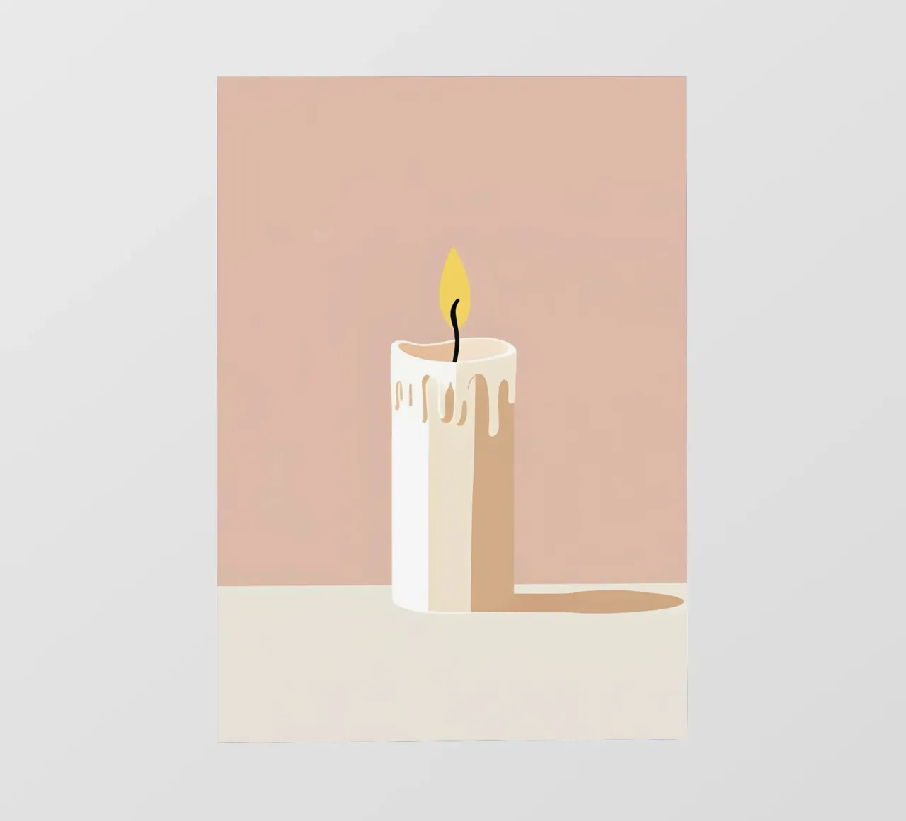 Candle vector carta da parati fotografica da LIFESTYLE OBJECTS