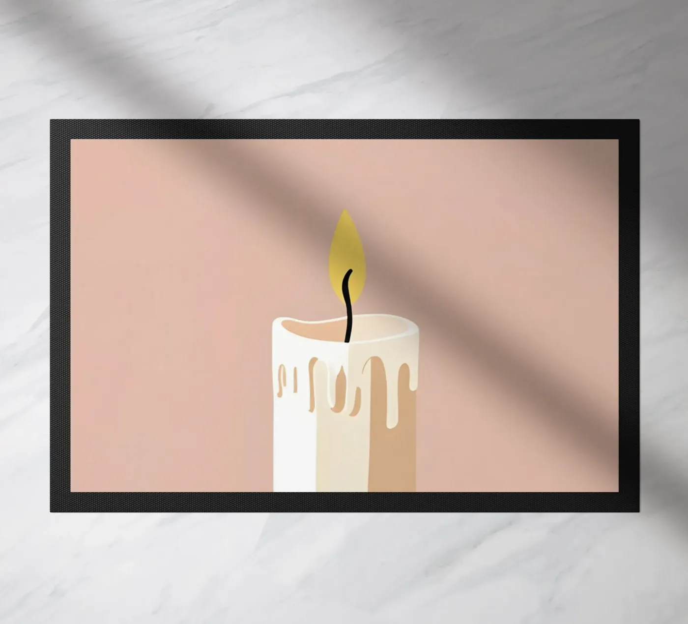Candle vector doormat by LIFESTYLE OBJECTS