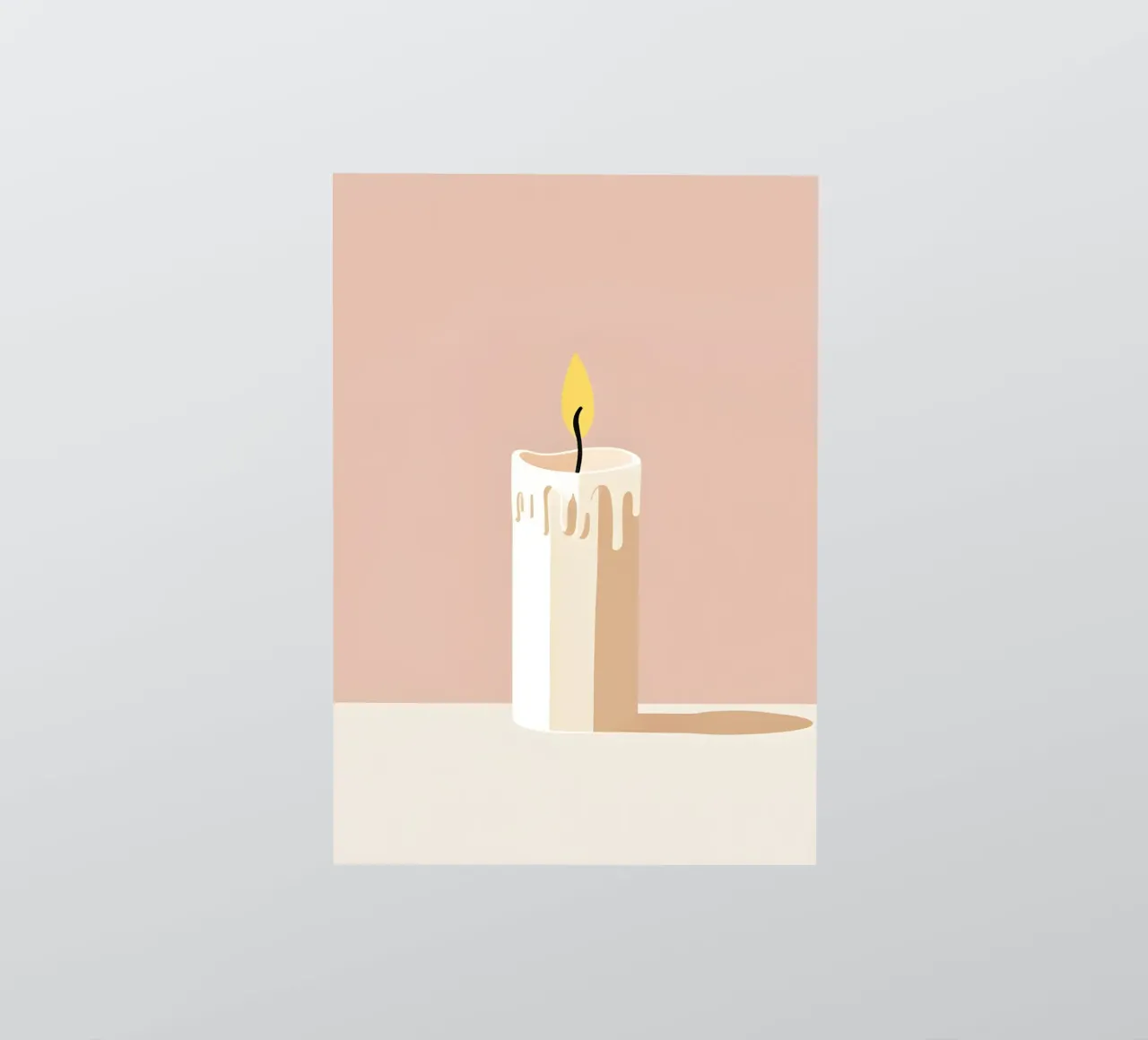 Kaars vector sticker van LIFESTYLE OBJECTS