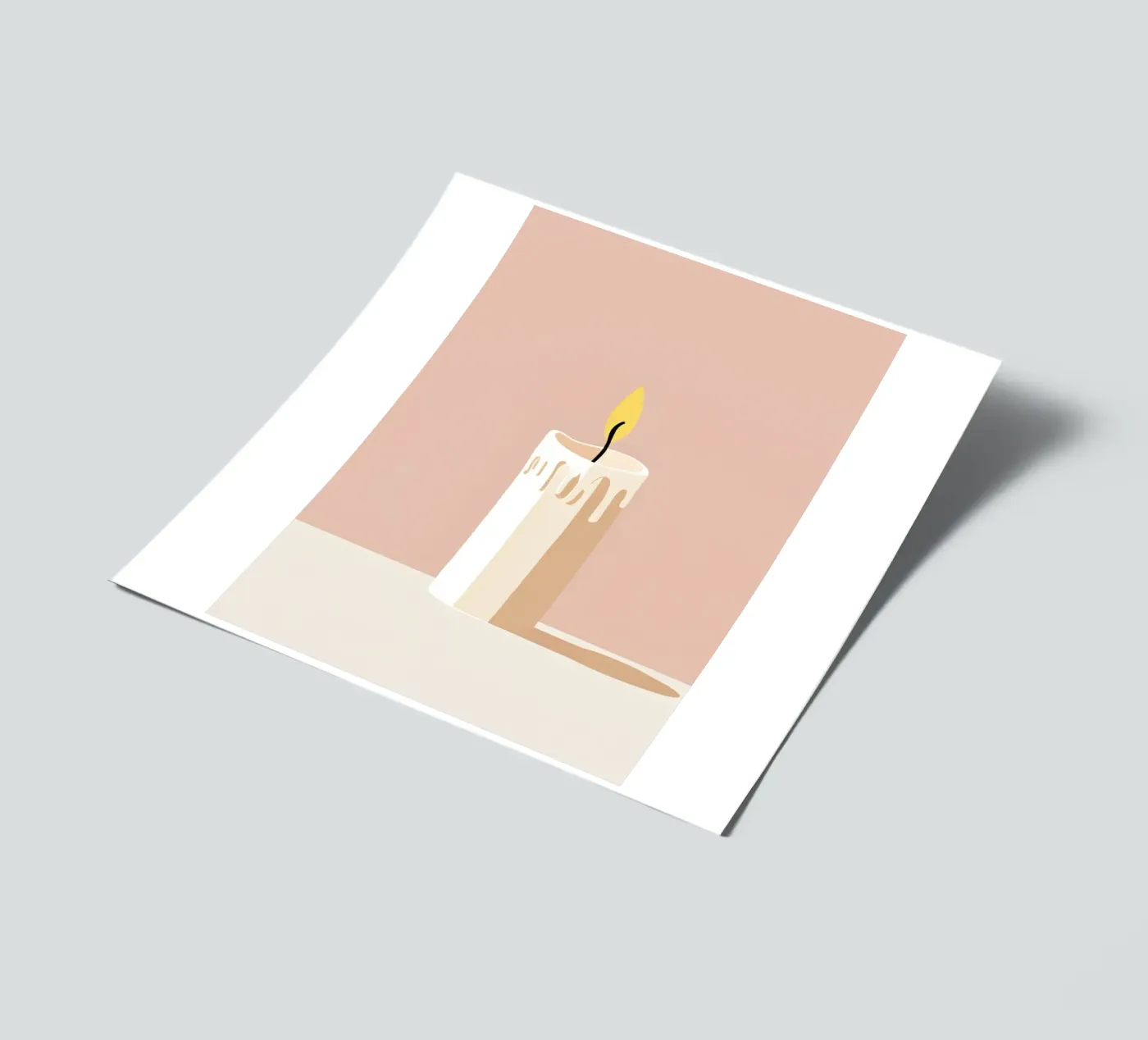 Kaars vector stickervel van LIFESTYLE OBJECTS