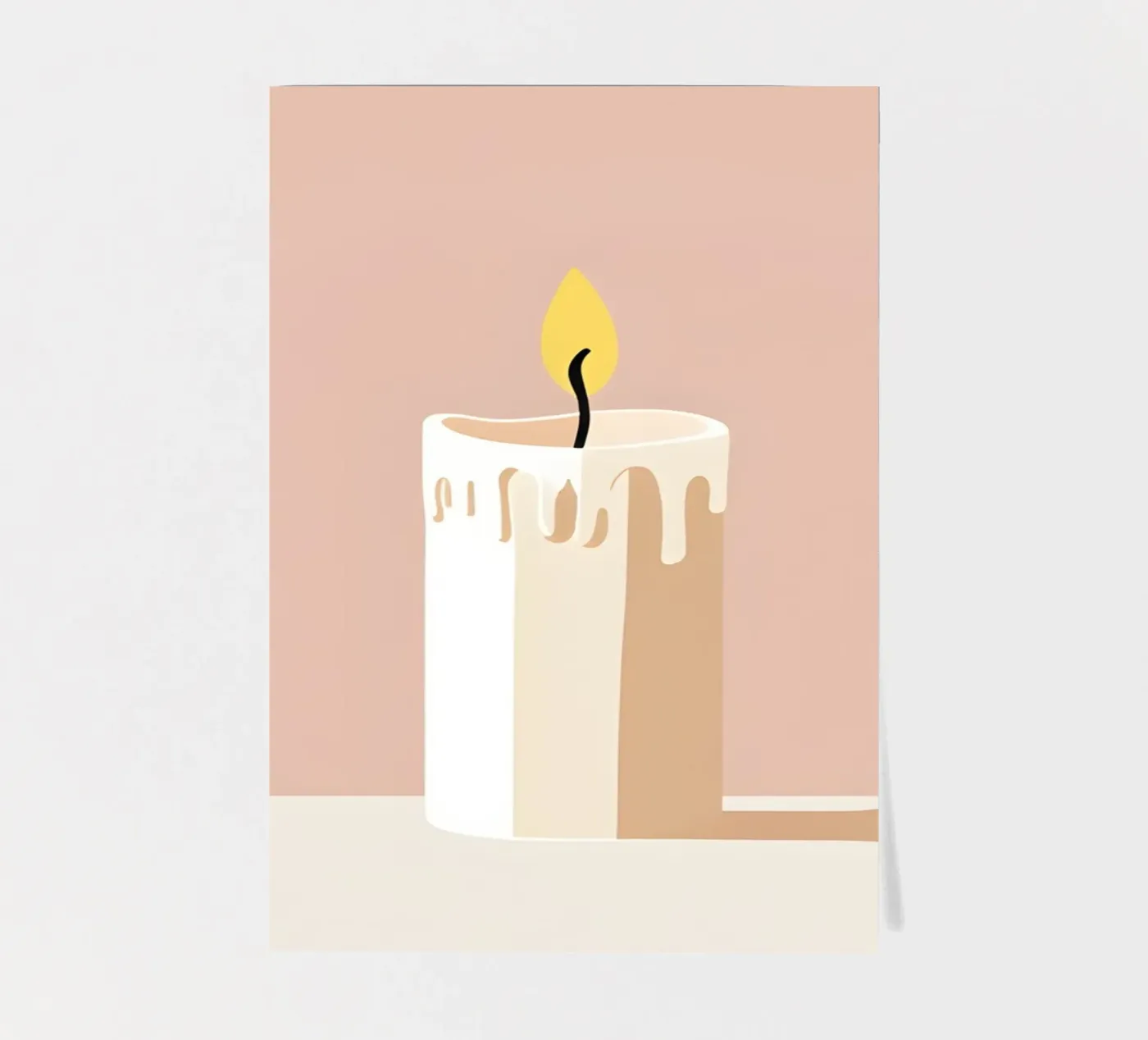 Kaars vector stickervel van LIFESTYLE OBJECTS
