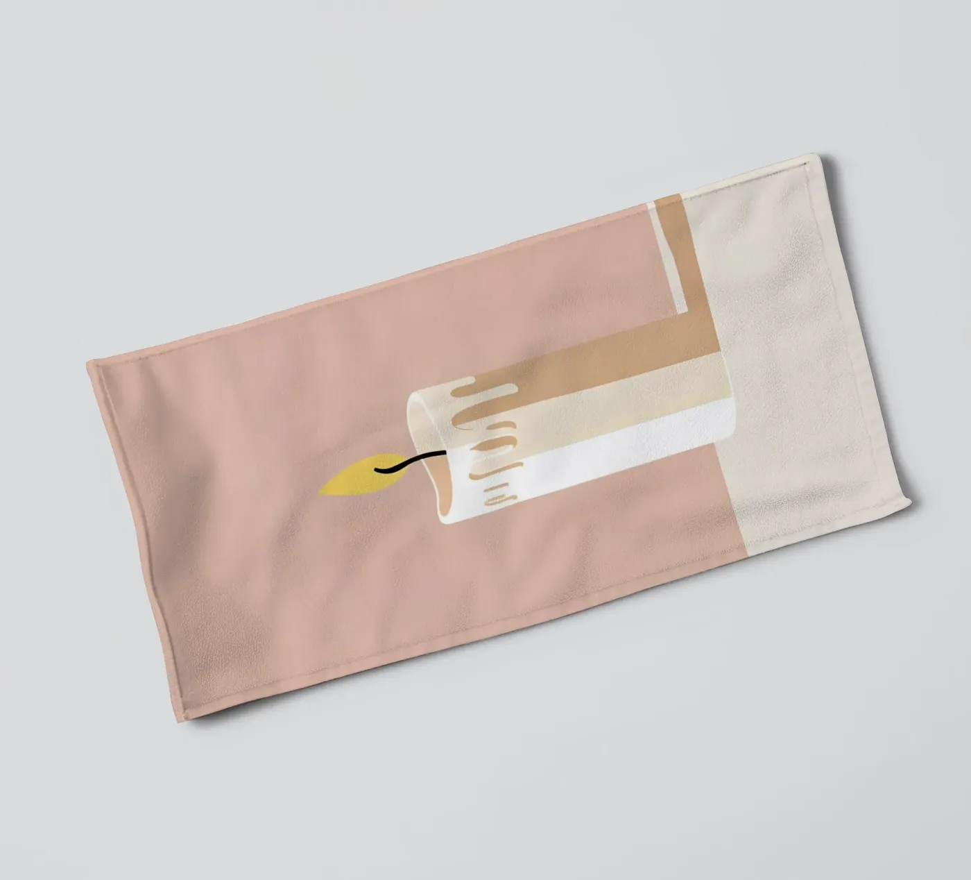 Candle vector badhanddoek van LIFESTYLE OBJECTS