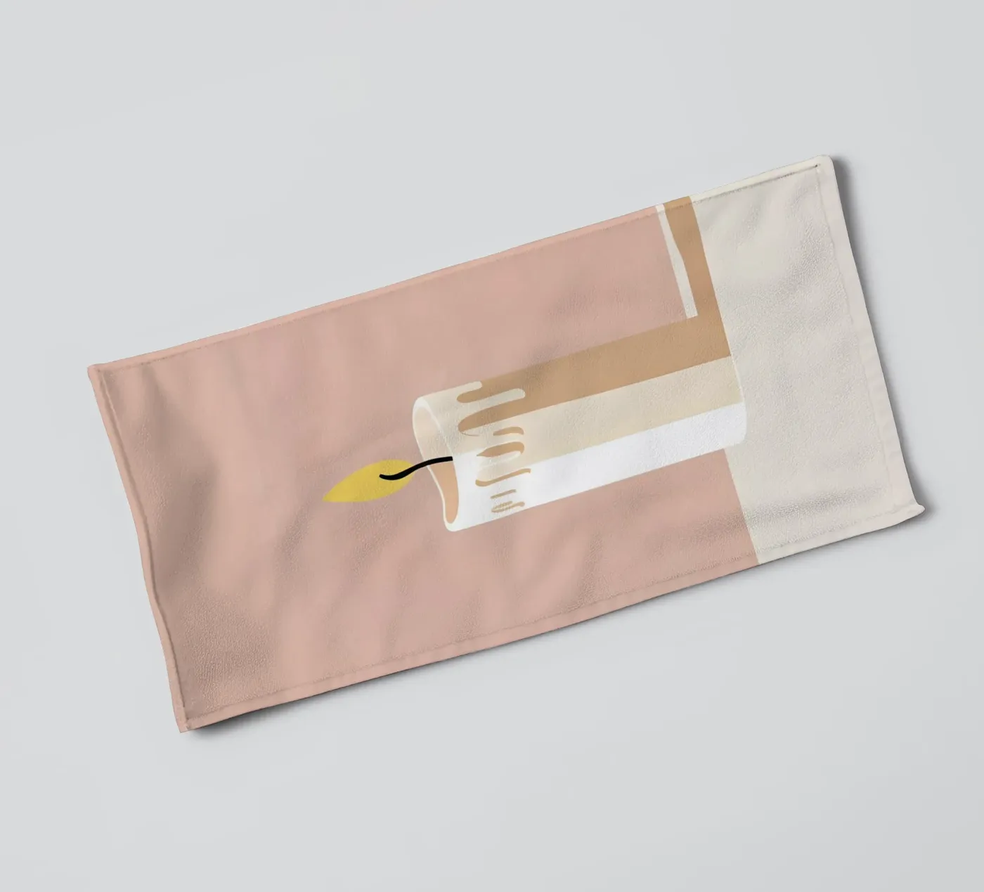 Candle vector towel by LIFESTYLE OBJECTS