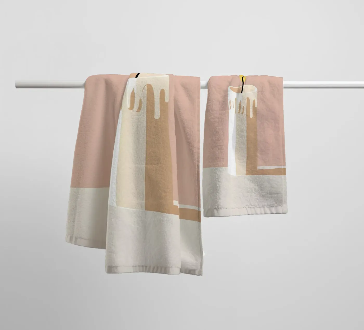 Candle vector badhanddoek van LIFESTYLE OBJECTS