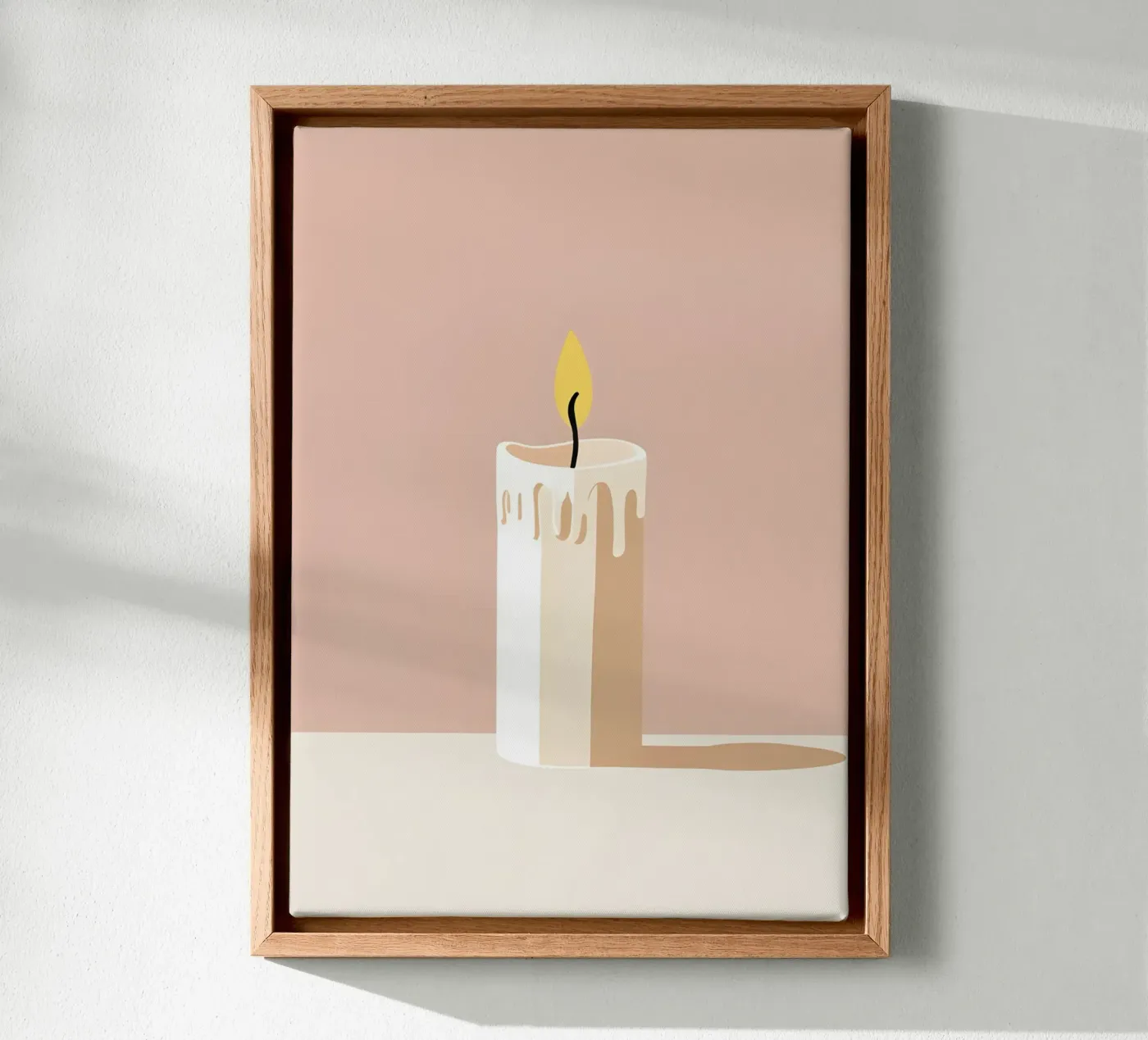 Candle vector Leinwand von LIFESTYLE OBJECTS