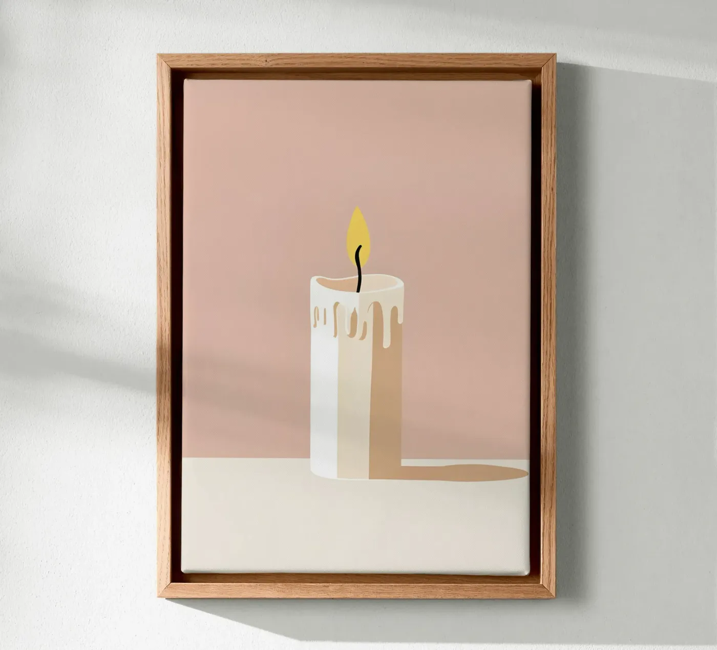 Candle vector canvas van LIFESTYLE OBJECTS