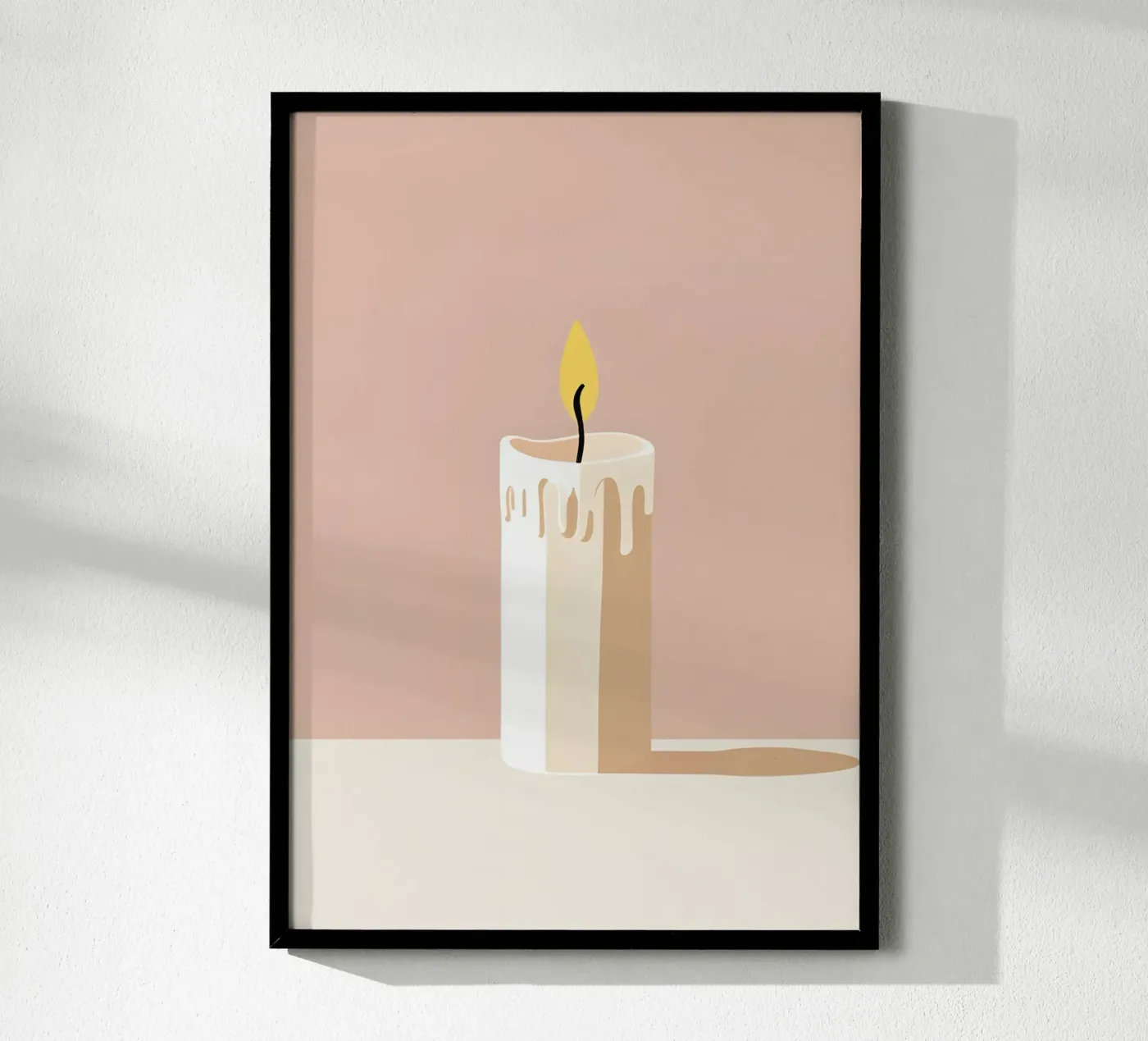 Candle vector poster by LIFESTYLE OBJECTS