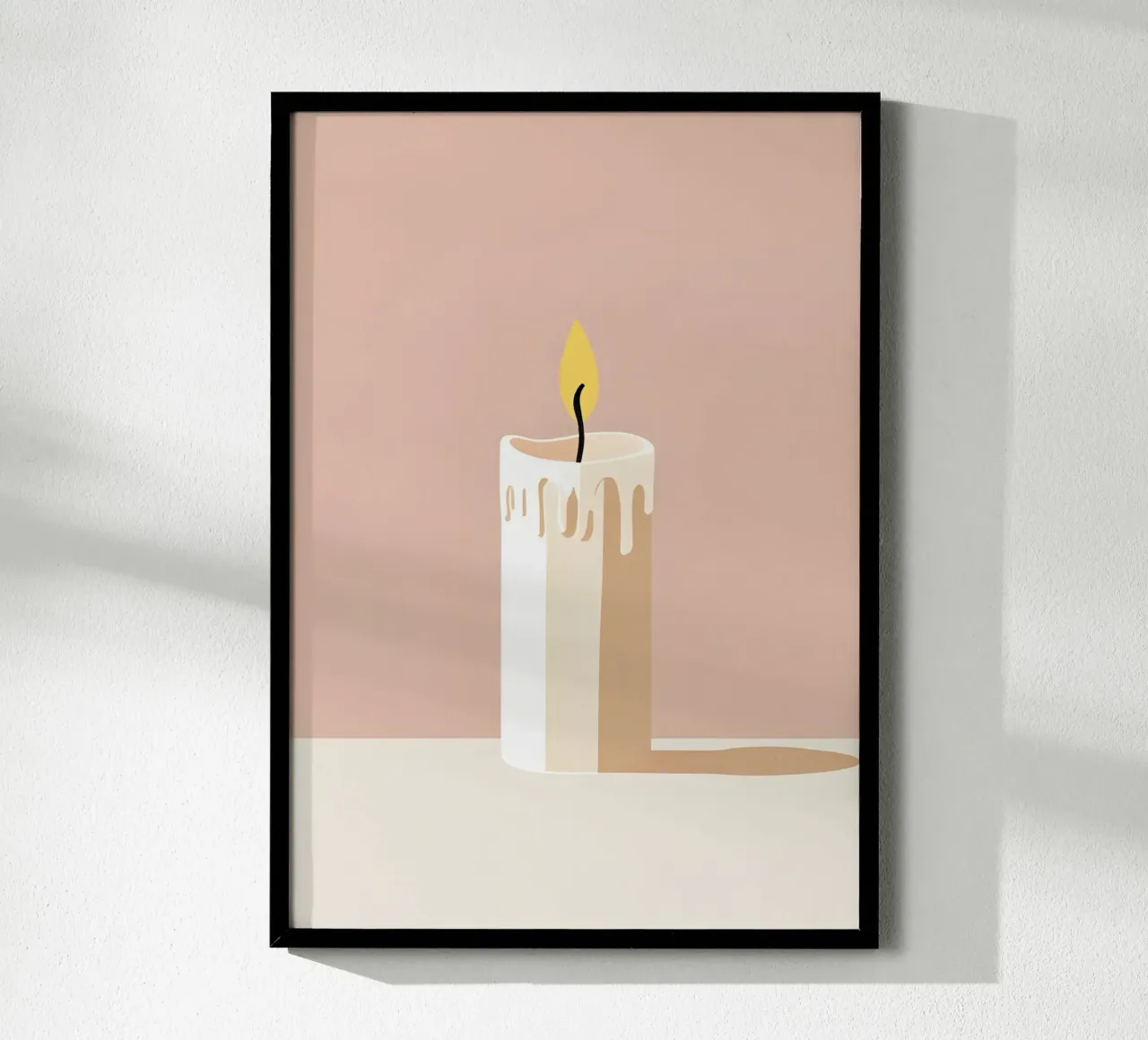 Kaars vector poster van LIFESTYLE OBJECTS