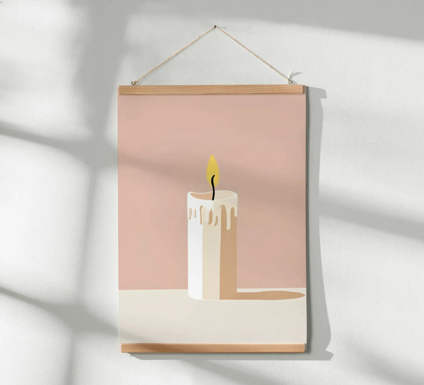 Candle vector poster by LIFESTYLE OBJECTS