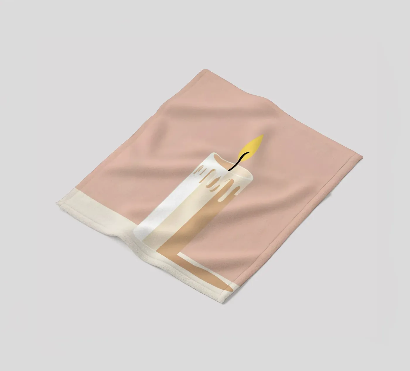 Kaars vector fleecedeken van LIFESTYLE OBJECTS