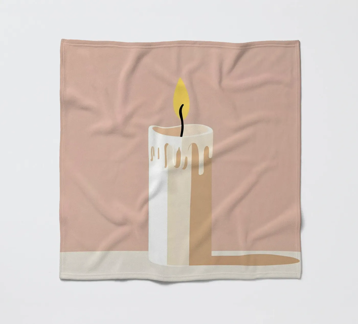Kaars vector fleecedeken van LIFESTYLE OBJECTS