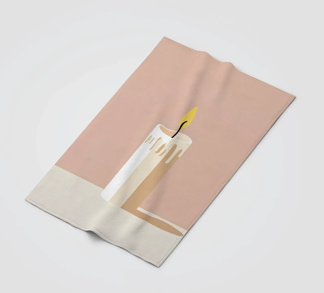 Kaars vector fleecedeken van LIFESTYLE OBJECTS