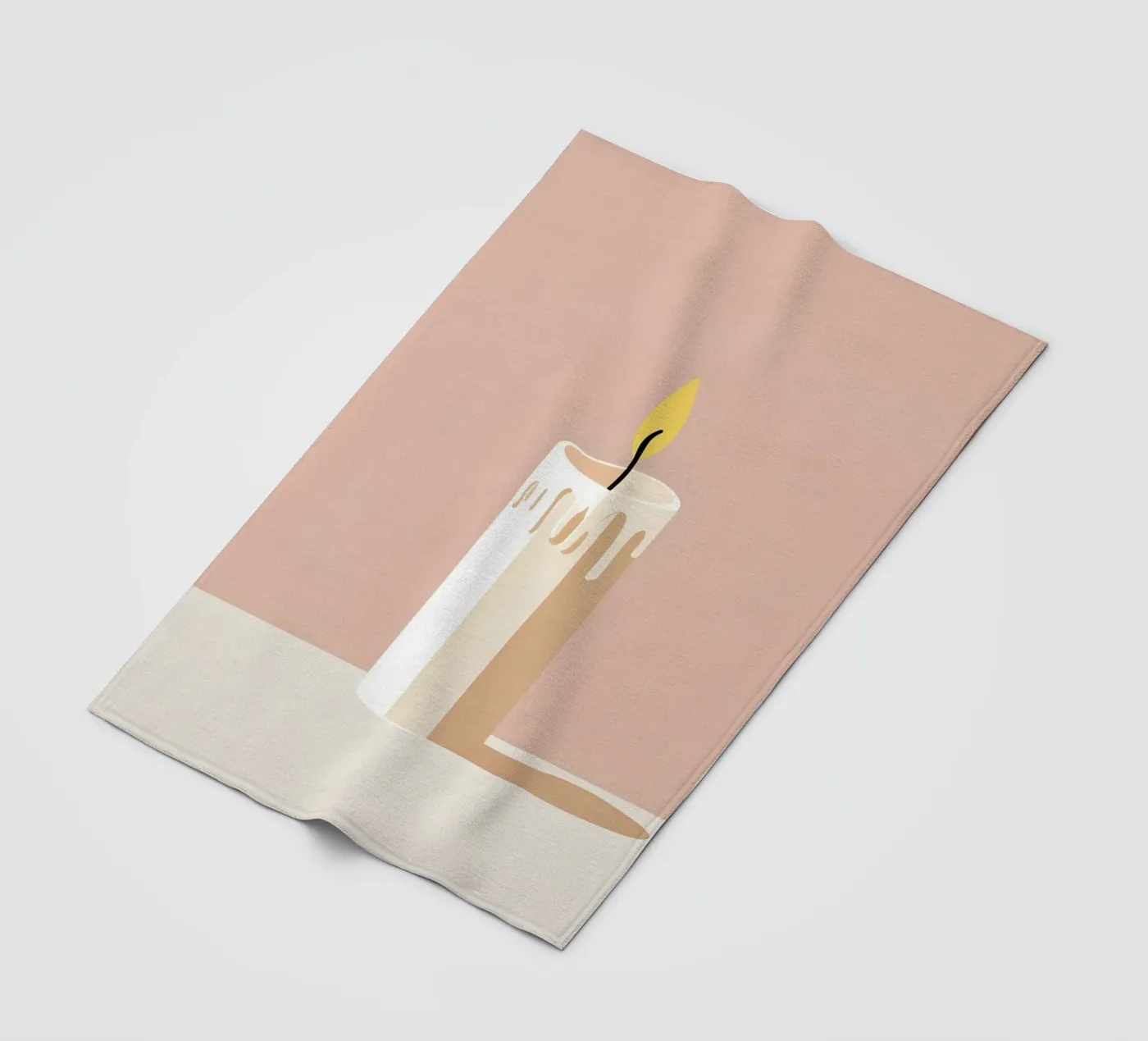 Candle vector Fleecedecke von LIFESTYLE OBJECTS