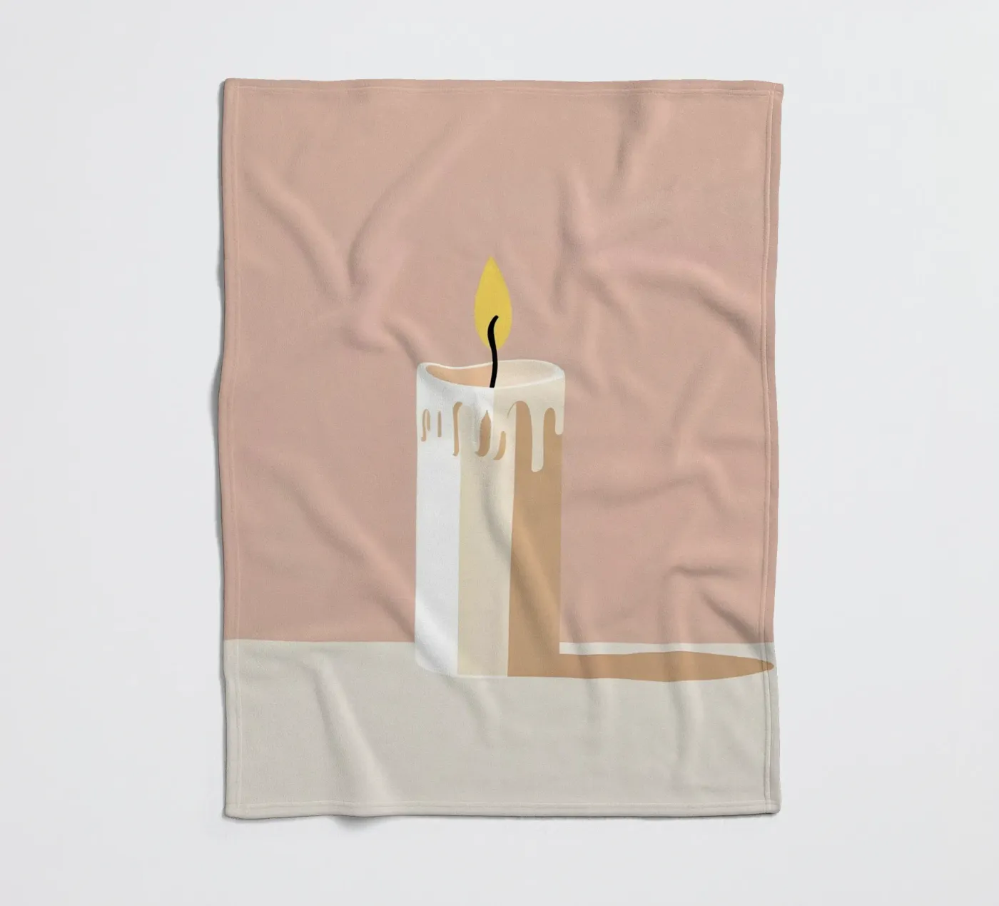 Candle vector Fleecedecke von LIFESTYLE OBJECTS
