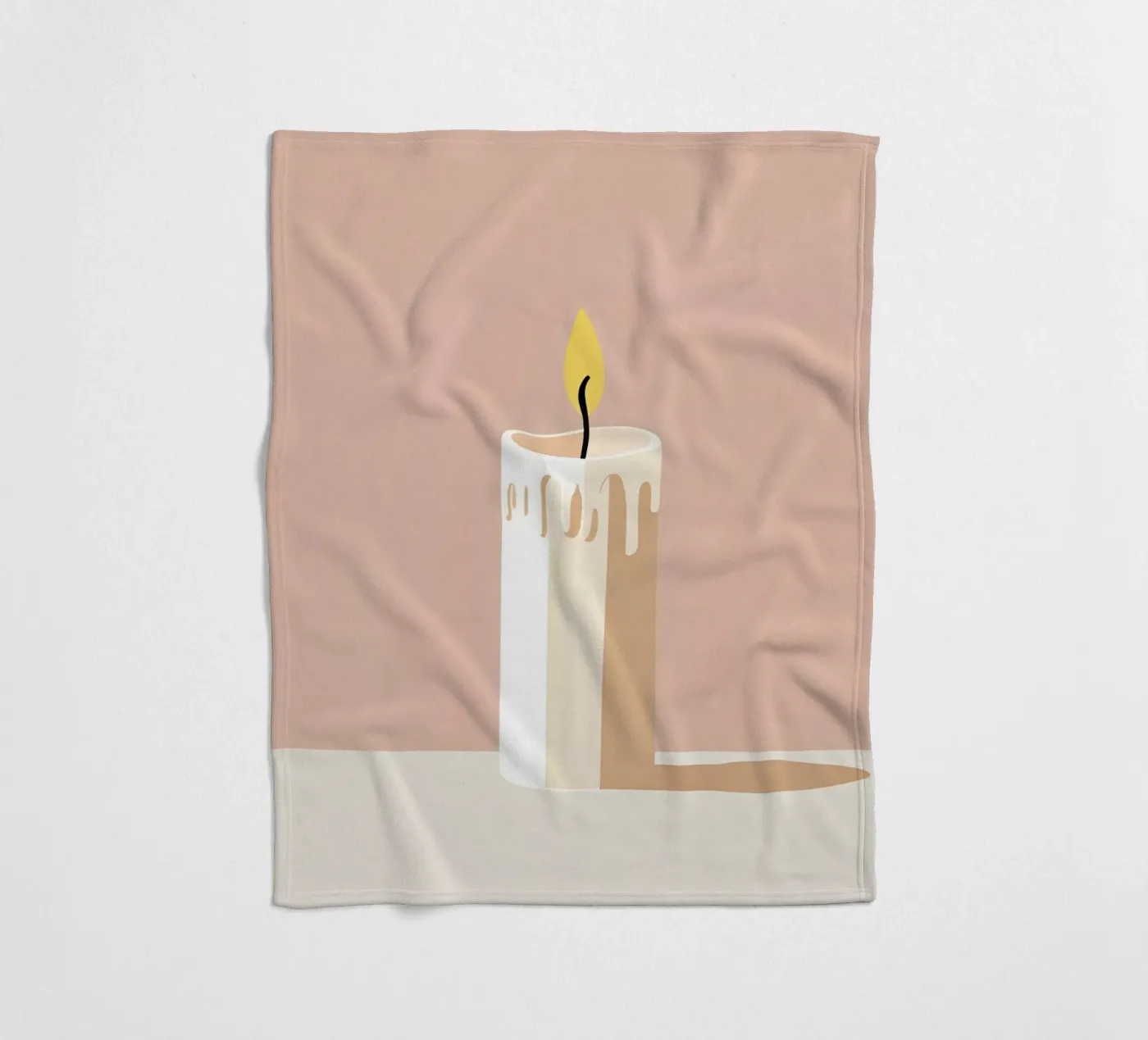 Candle vector Fleecedecke von LIFESTYLE OBJECTS