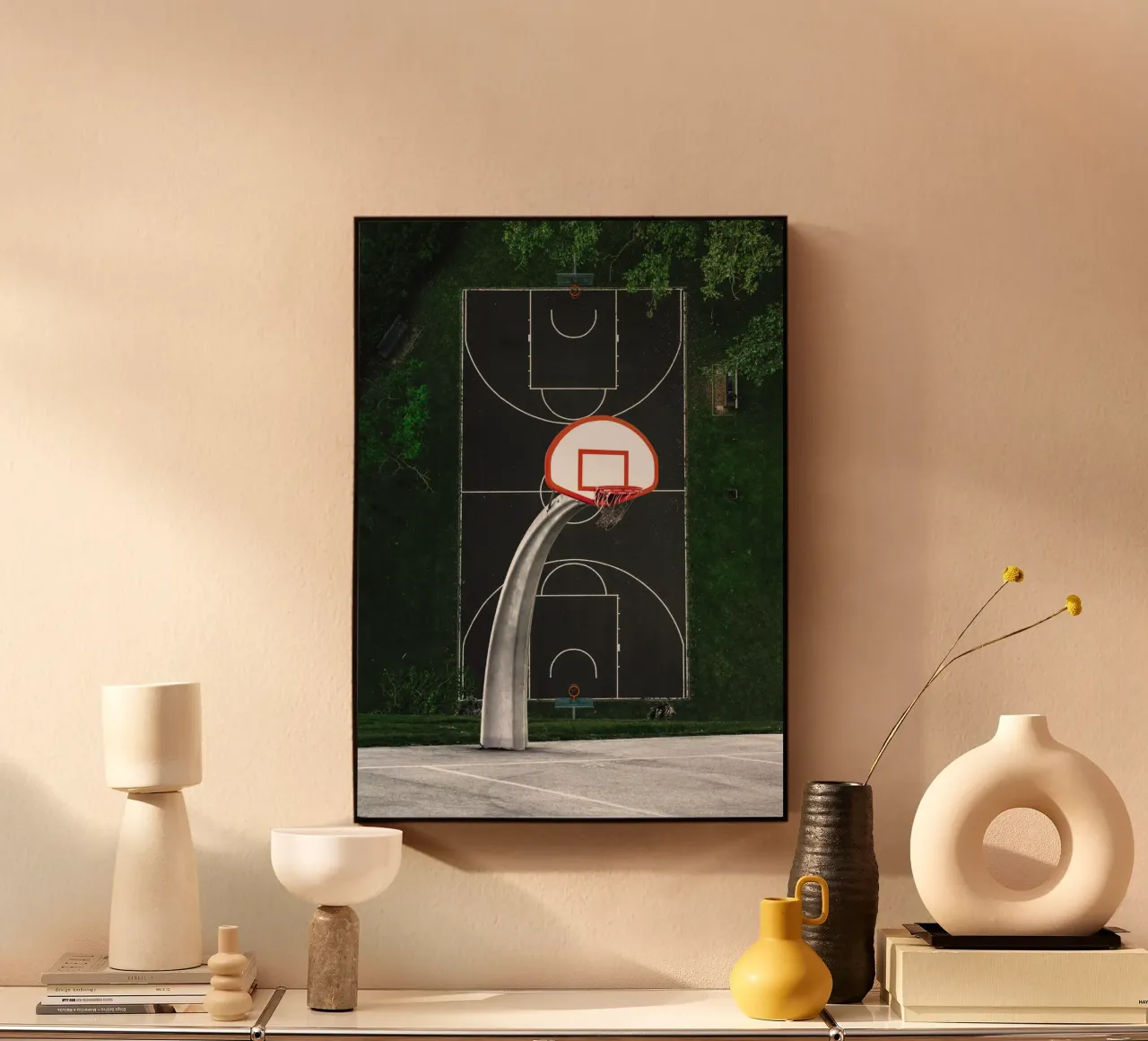 Terrain de basket plexiglas de arizrab