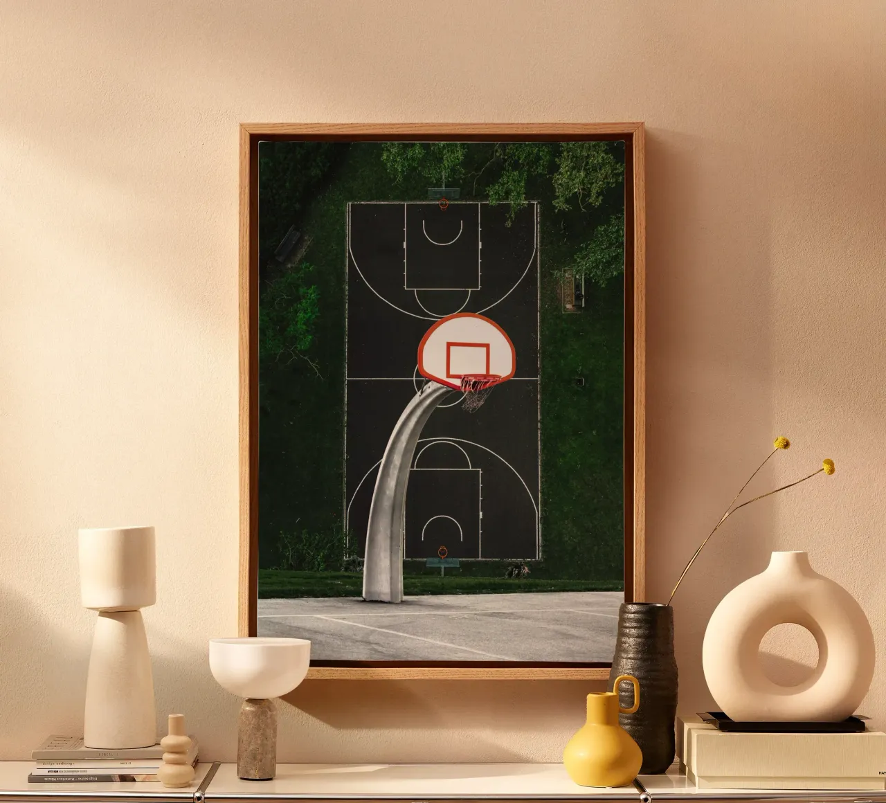 Campo da basket tela con Cornice a cassetta da arizrab