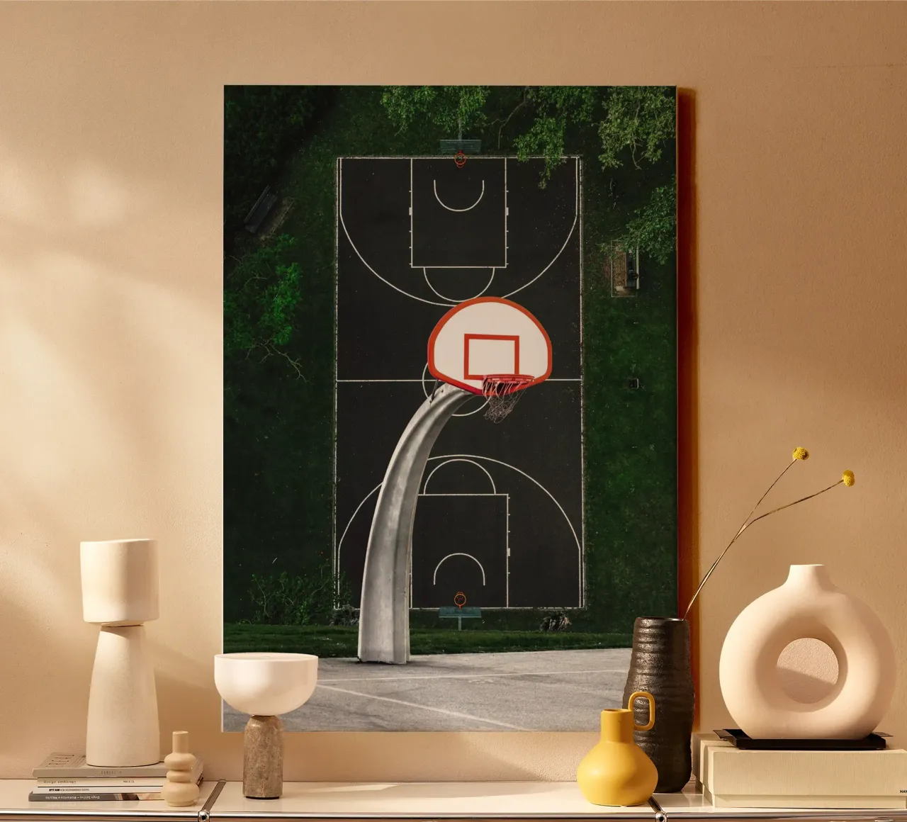 Campo da basket tela con Cornice a cassetta da arizrab