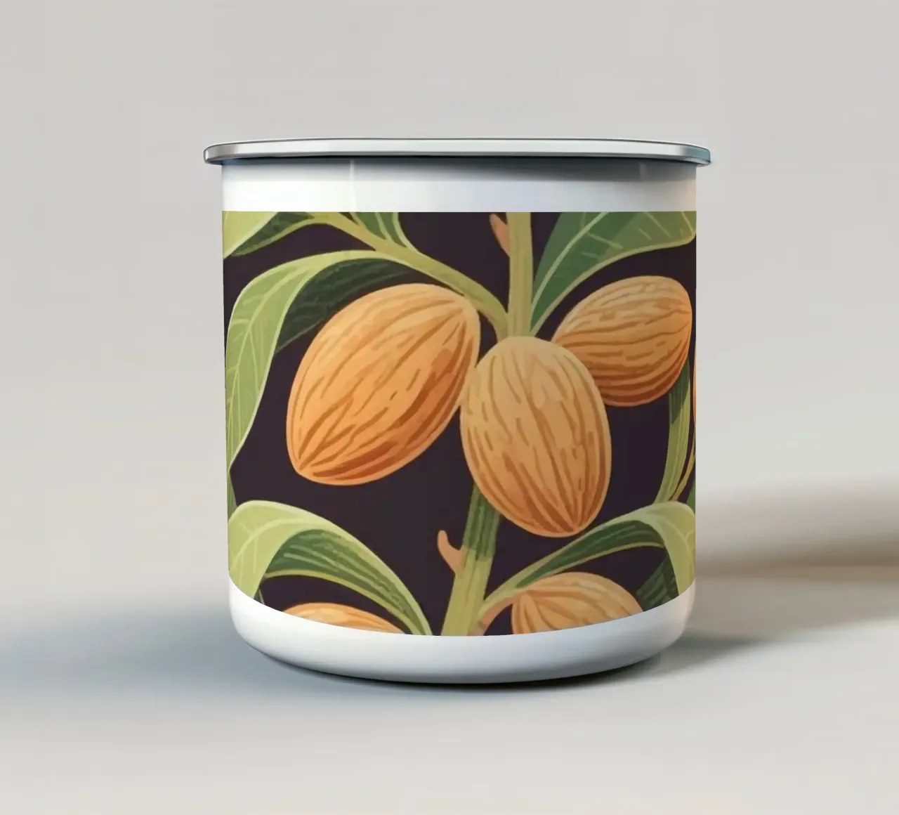 Impianto di mandorle tazza in smalto da knowledge