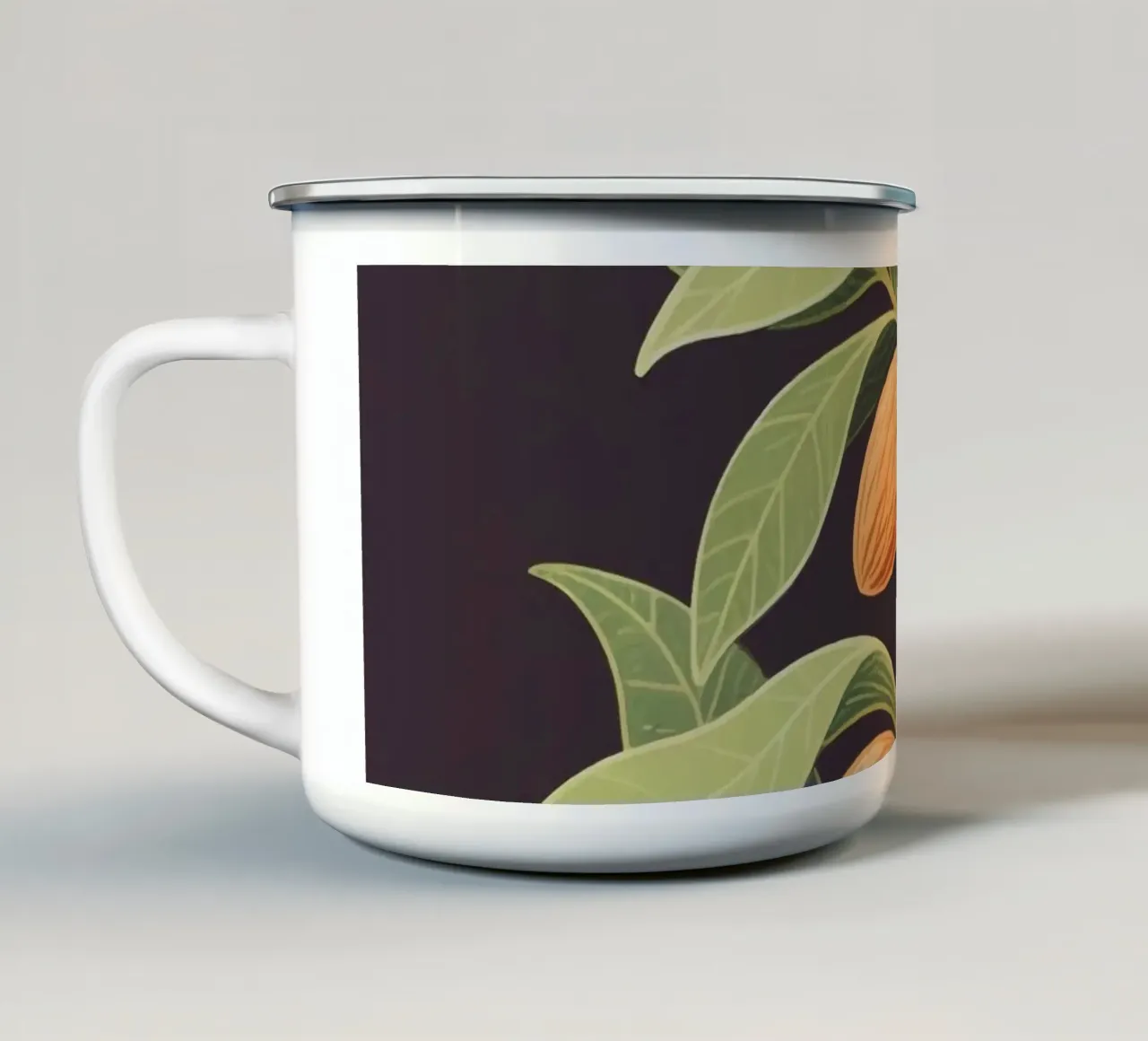 Impianto di mandorle tazza in smalto da knowledge