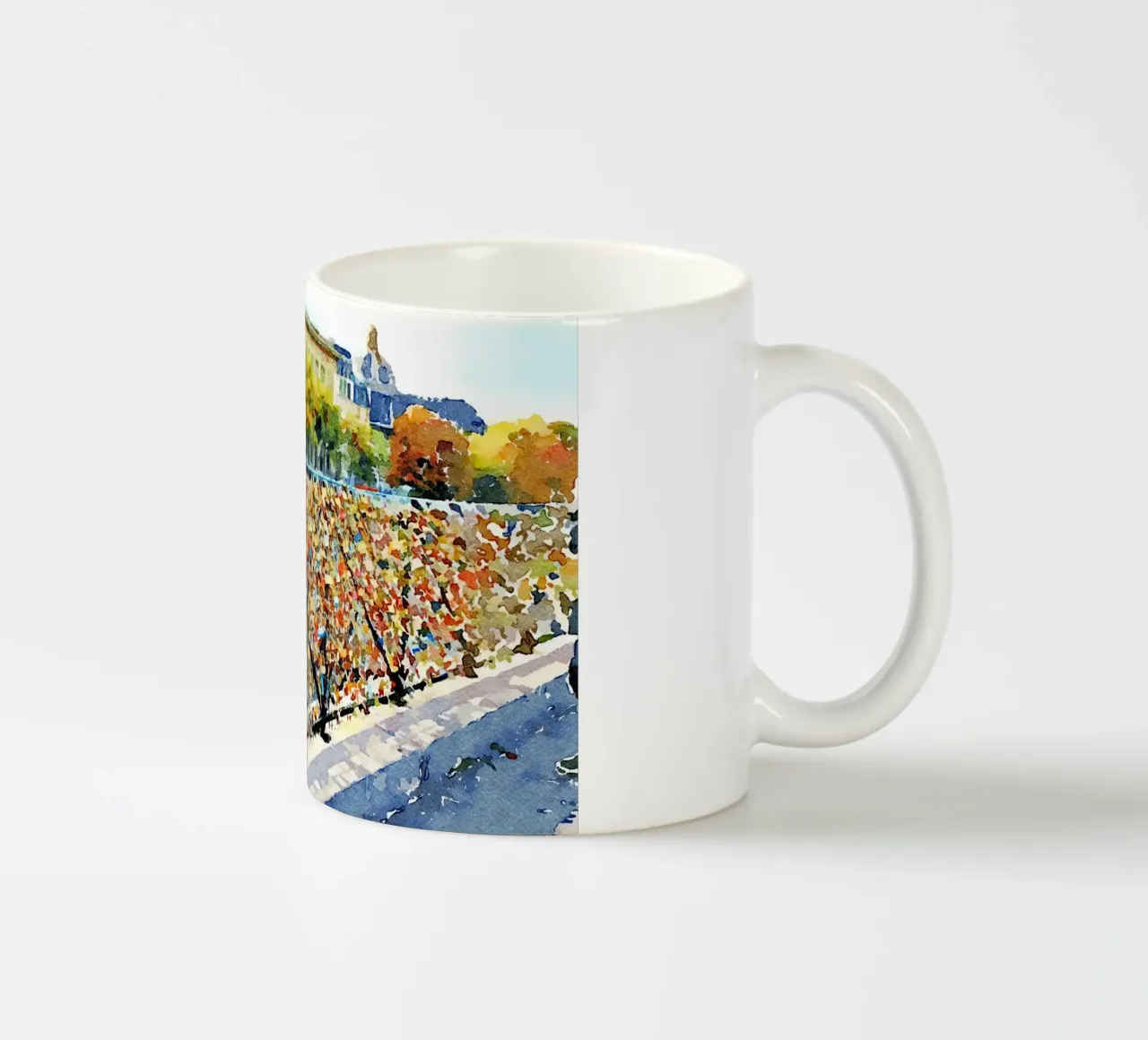 Amore a Parigi tazza in ceramica da Massimo Frascogna