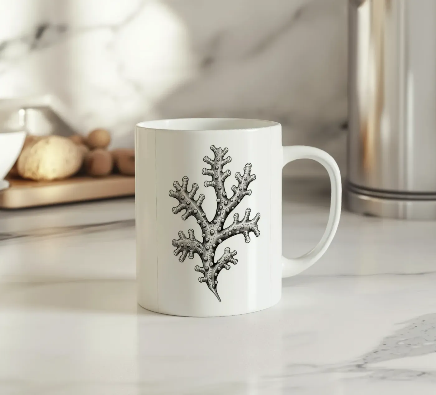 Barnacles ceramic mug by knowledge