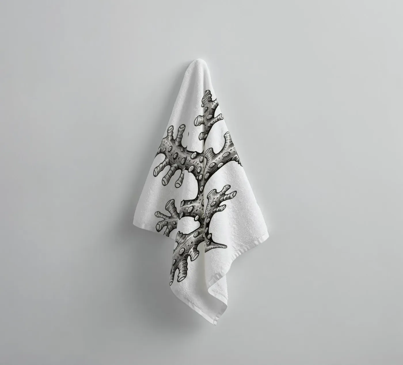 Zeepokken badhanddoek van knowledge