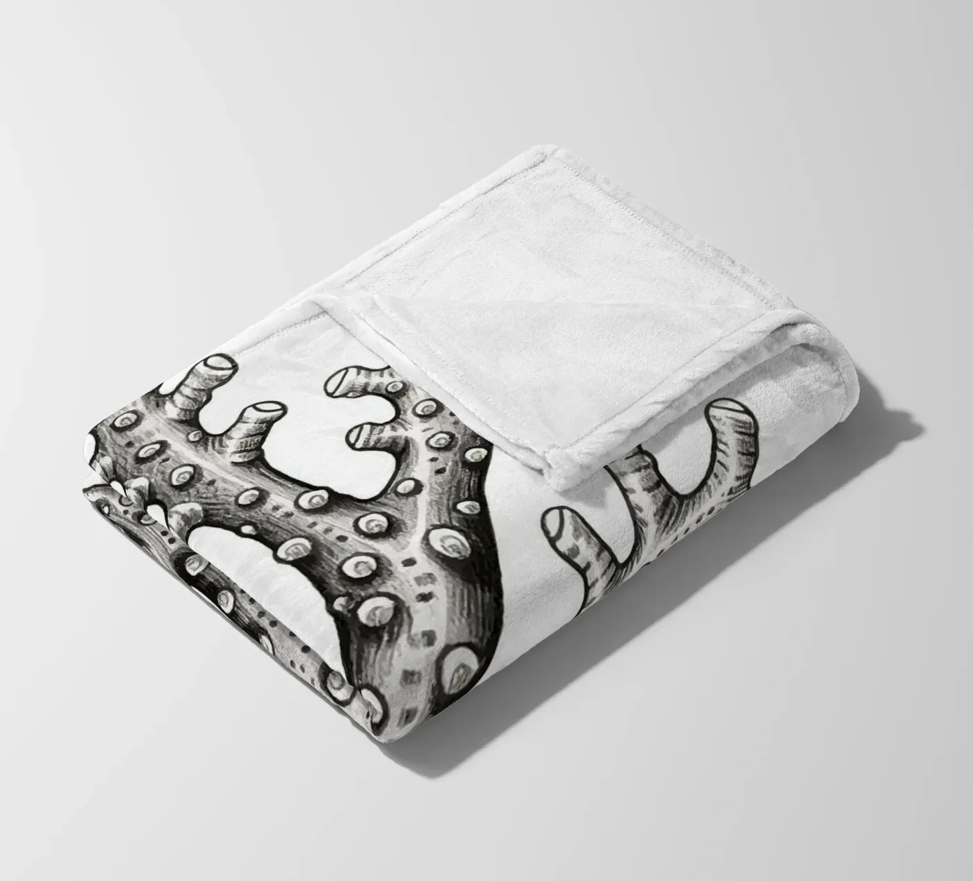 Barnacles fleece blanket by knowledge