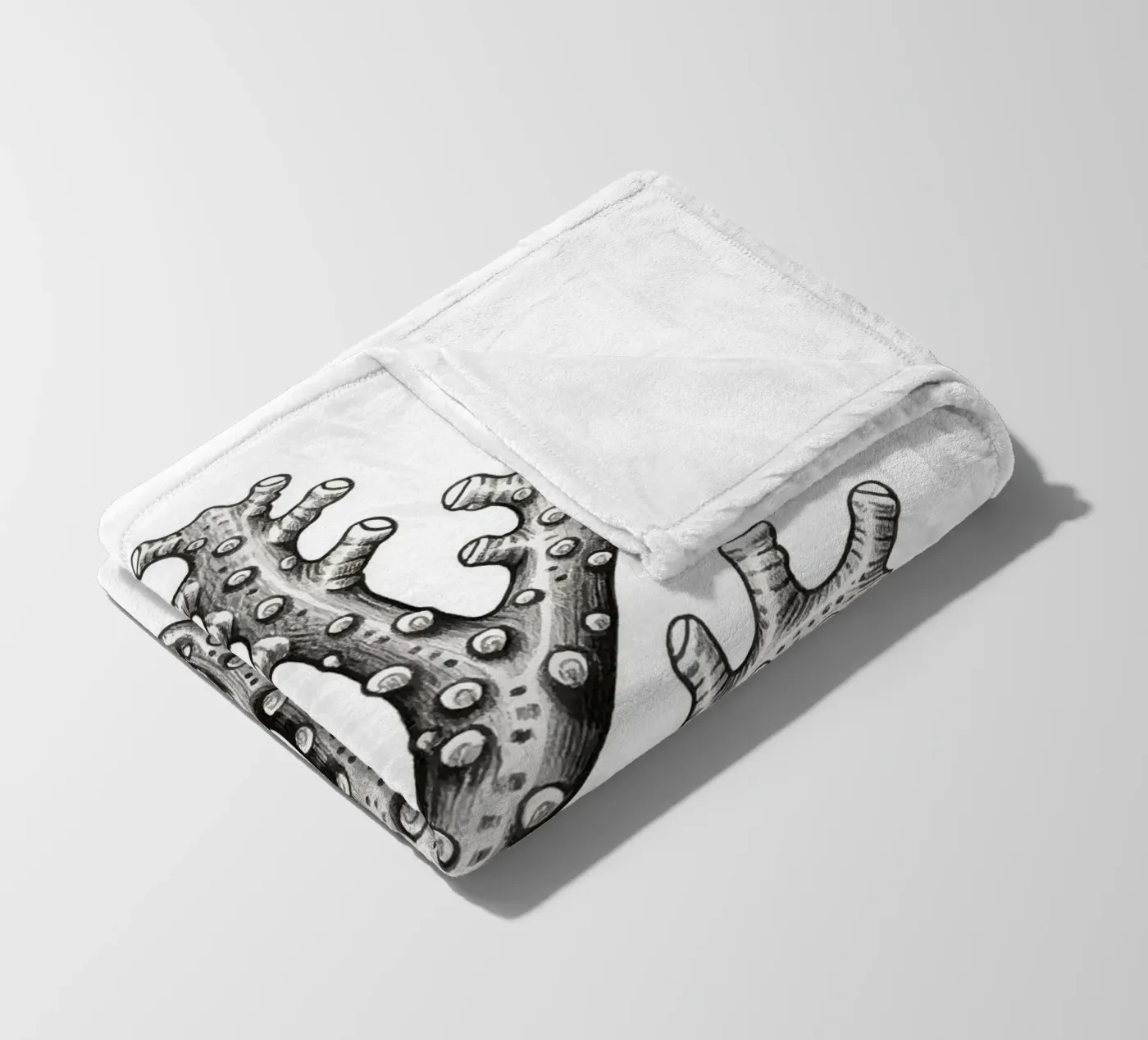 Barnacles fleece blanket by knowledge