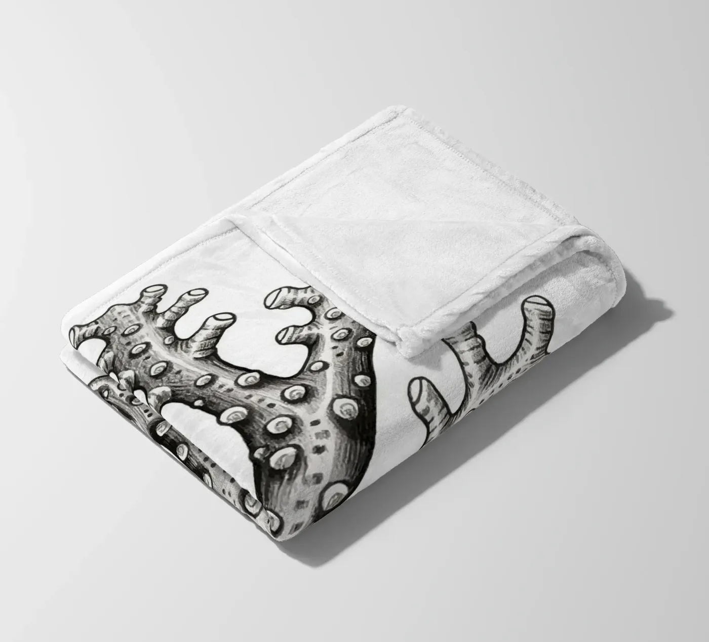 Barnacles fleece blanket by knowledge
