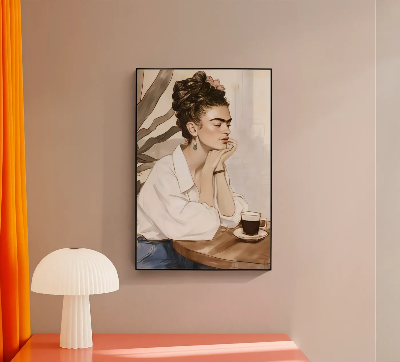 Frida Café Amour plexiglas de Carinaprint