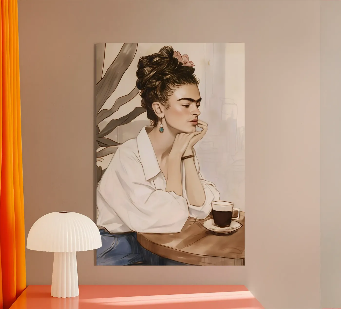 Frida Café Amour plexiglas de Carinaprint