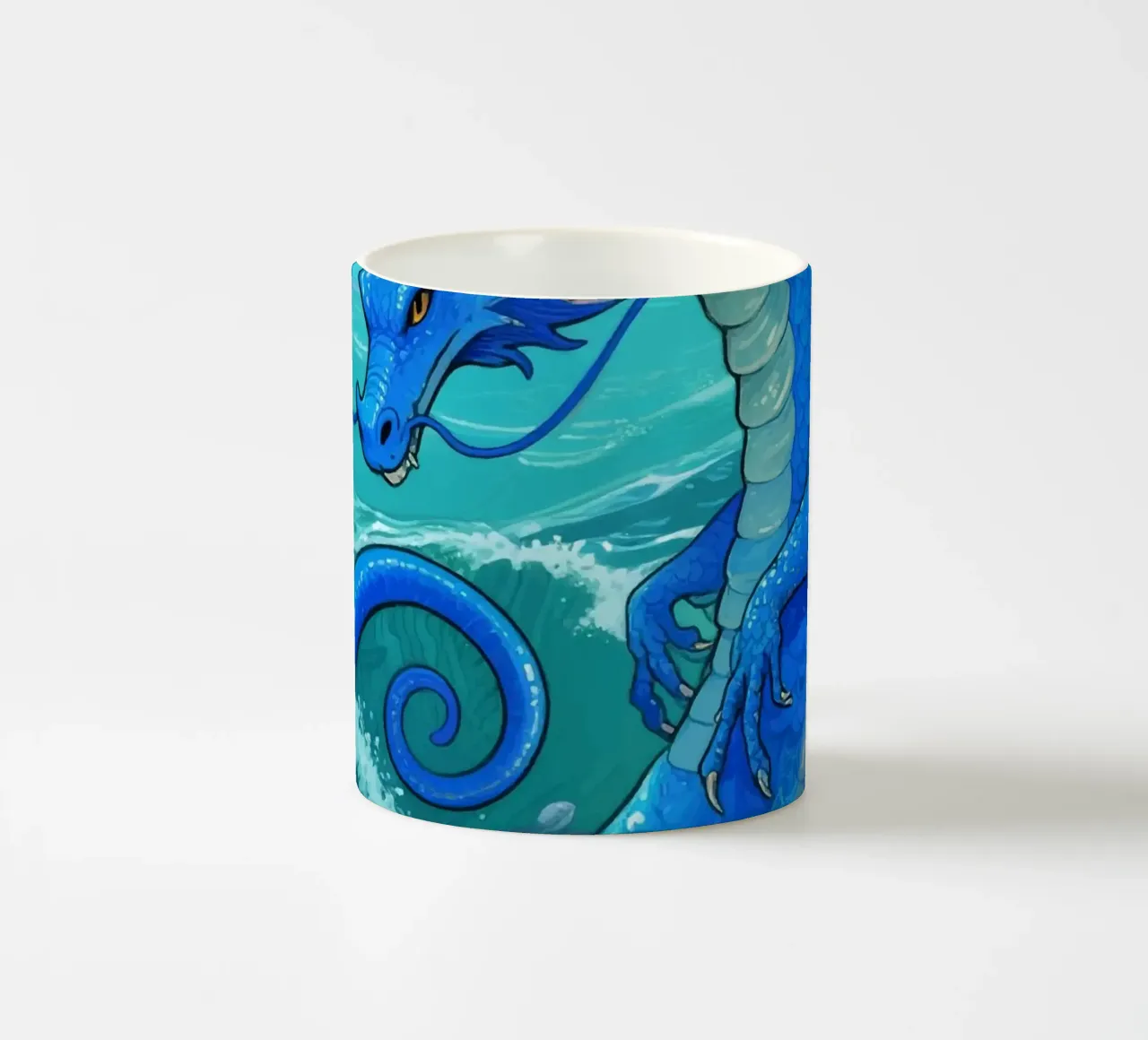 Drago subacqueo tazza in ceramica da knowledge