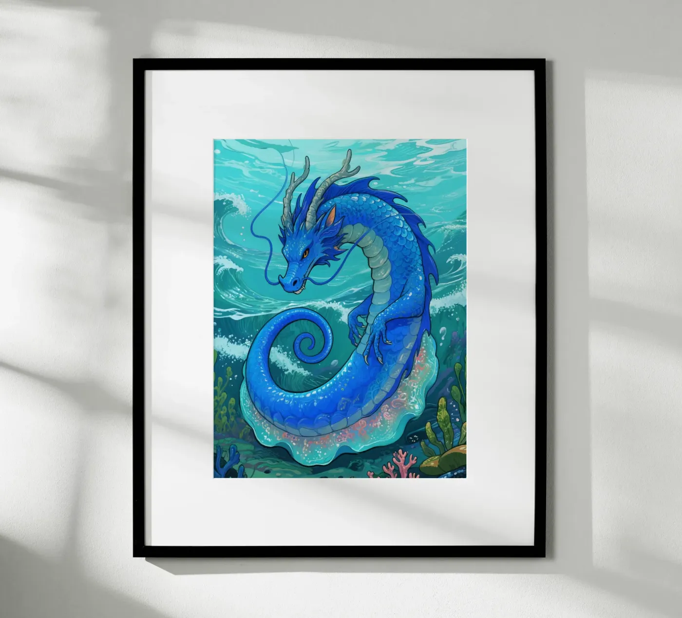 Drago subacqueo poster da knowledge