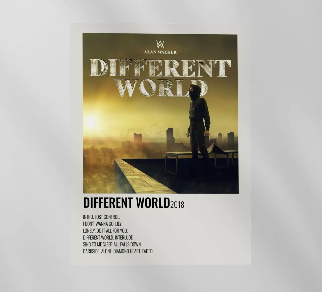 Alan Walker Different World pellicola backlit da Roronoa7